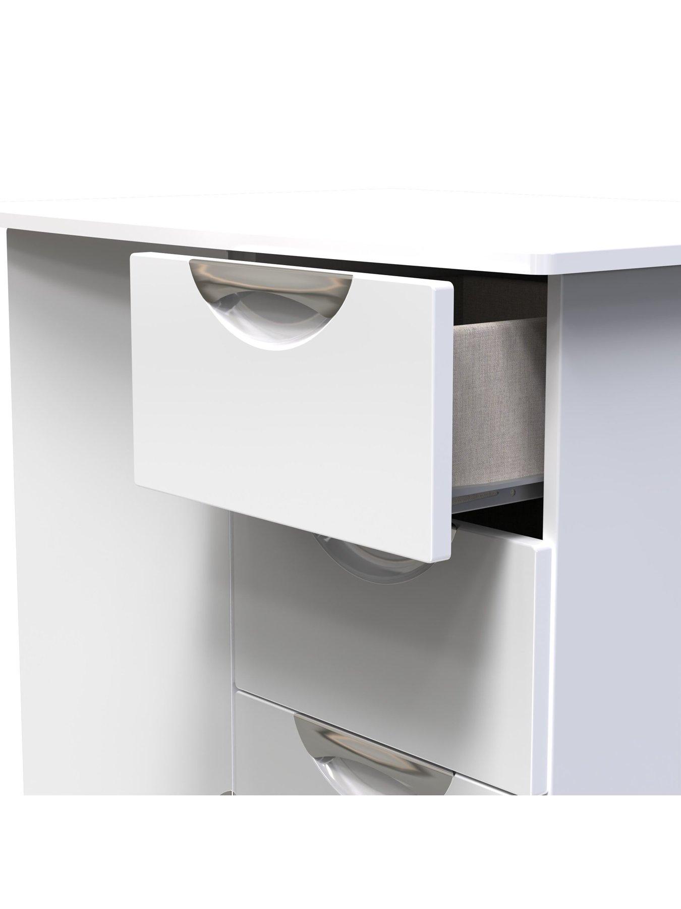 Image 6 of 7 of SWIFT Ella Ready Assembled&nbsp;Kids 1 Door 5 Drawer Wardrobe