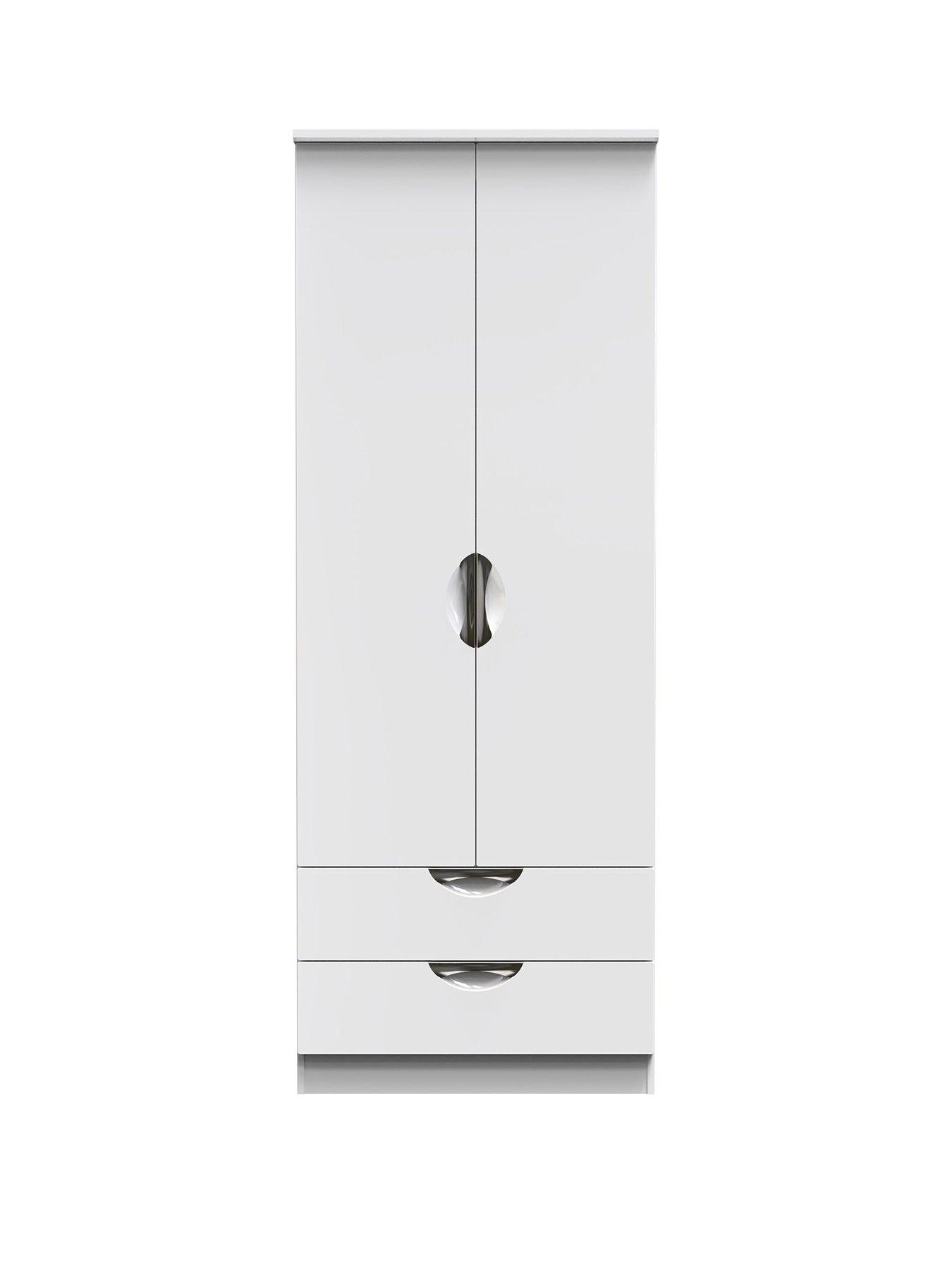 Image 2 of 7 of SWIFT Ella Ready Assembled&nbsp;Kids 2 Door 2 Drawer Wardrobe