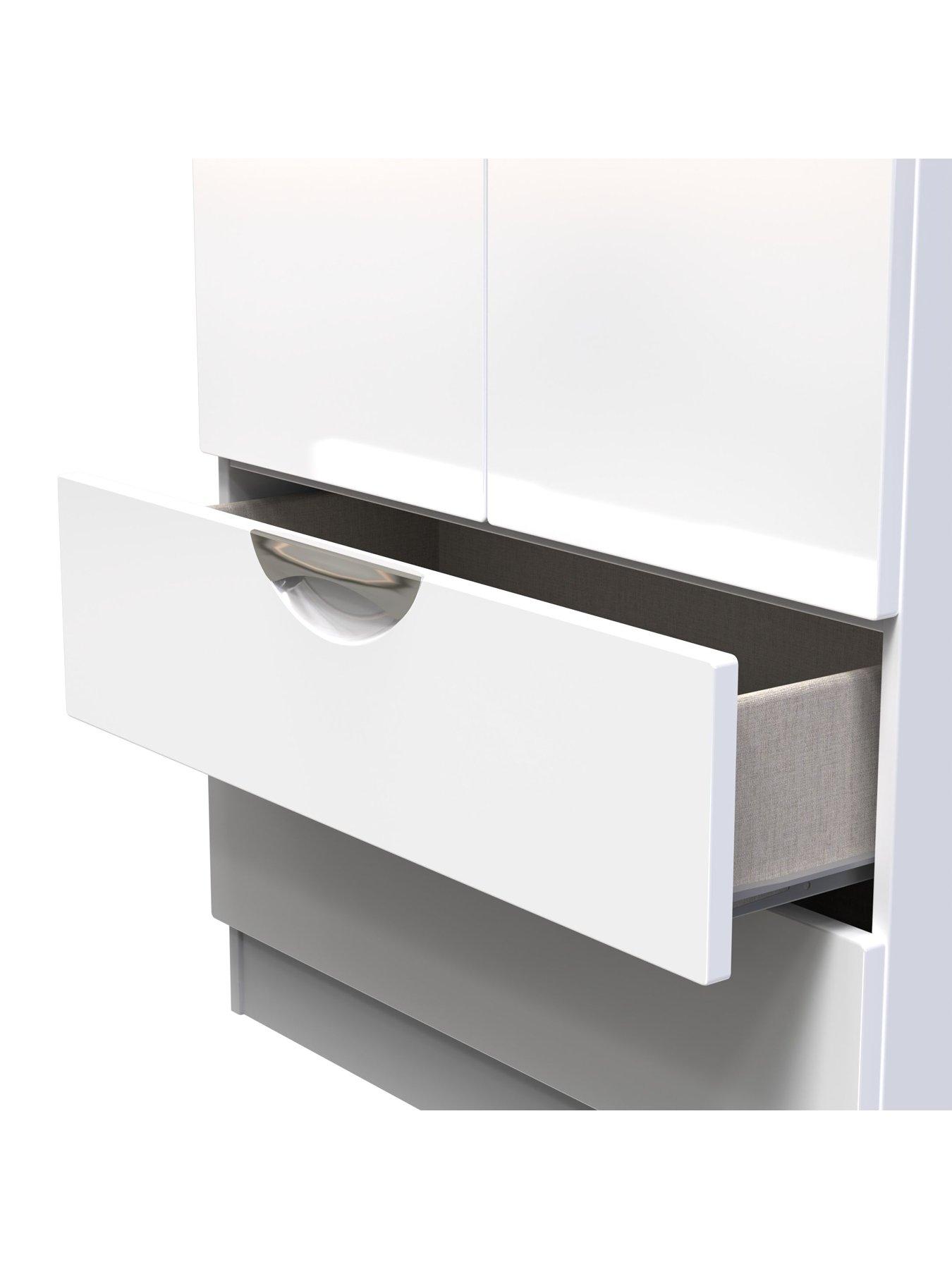 Image 6 of 7 of SWIFT Ella Ready Assembled&nbsp;Kids 2 Door 2 Drawer Wardrobe