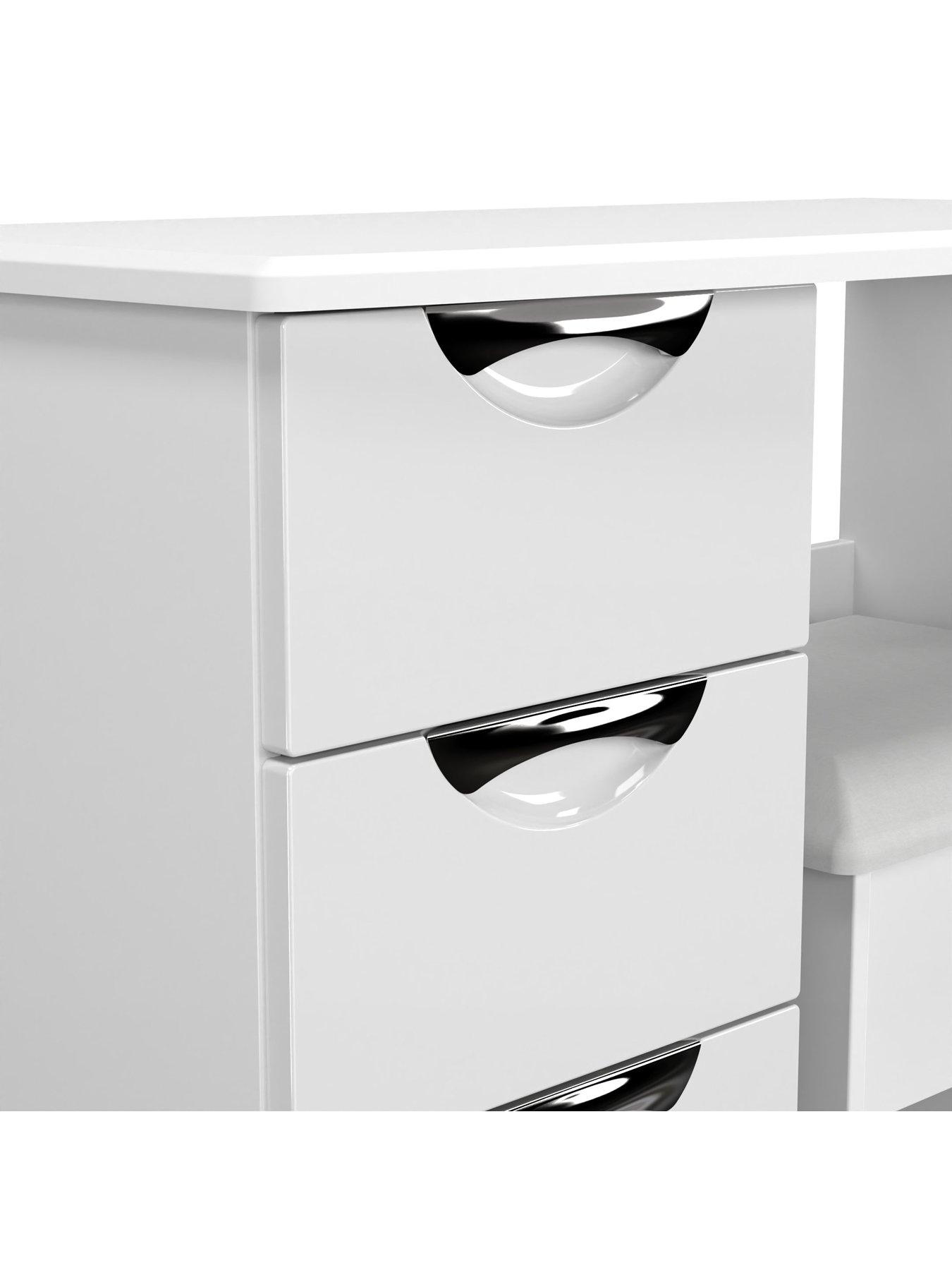 Image 4 of 6 of SWIFT Ella Ready Assembled&nbsp;Kids Dressing Table &amp; Stool Set