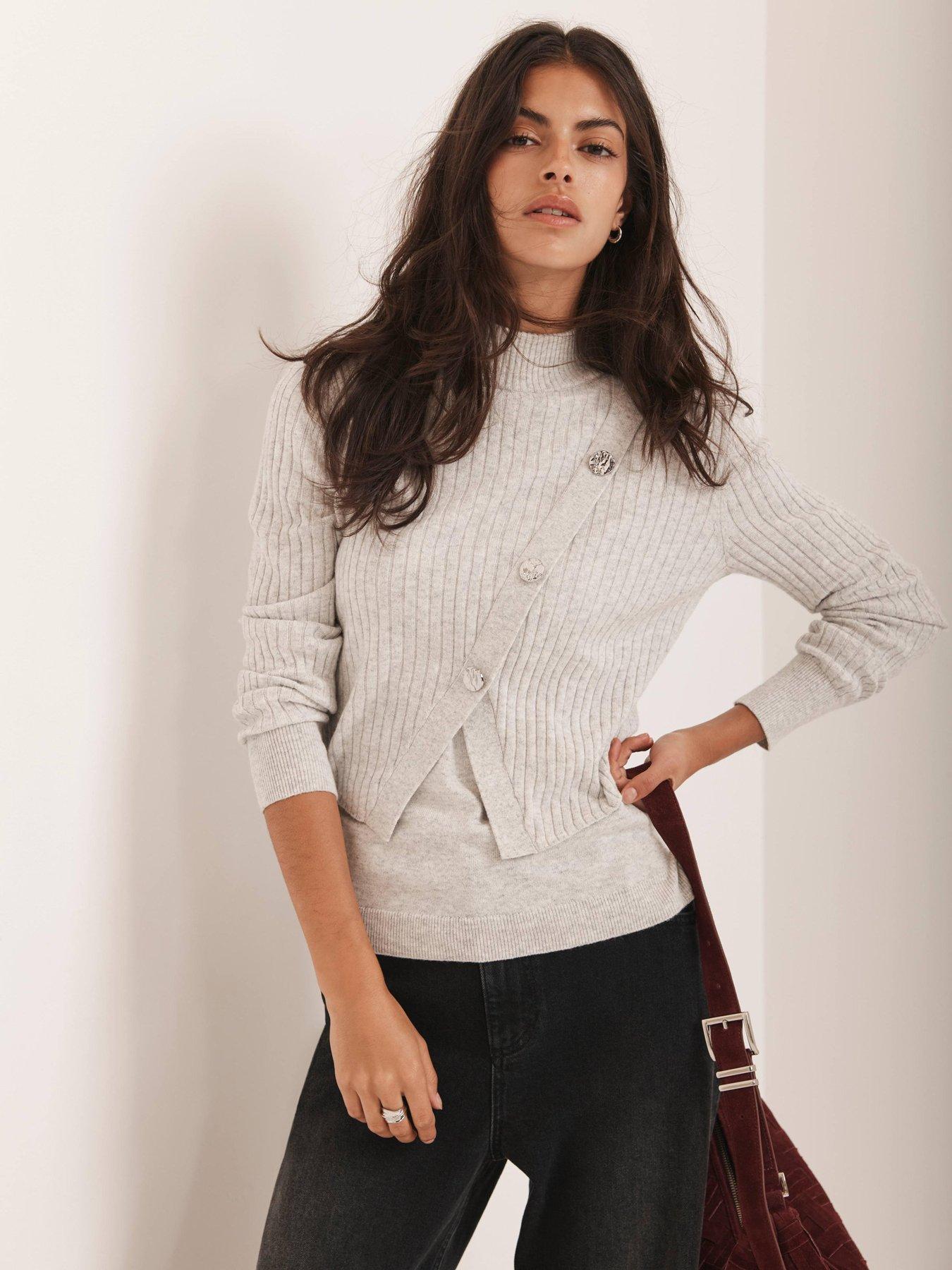 undefined Grey Double Layer Jumper