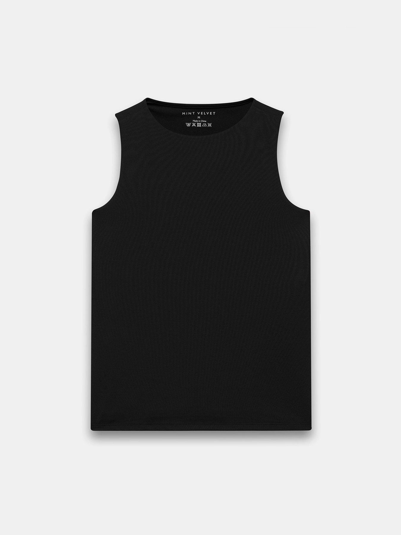 Image 5 of 6 of Mint Velvet Layering High Neck Vest - Black