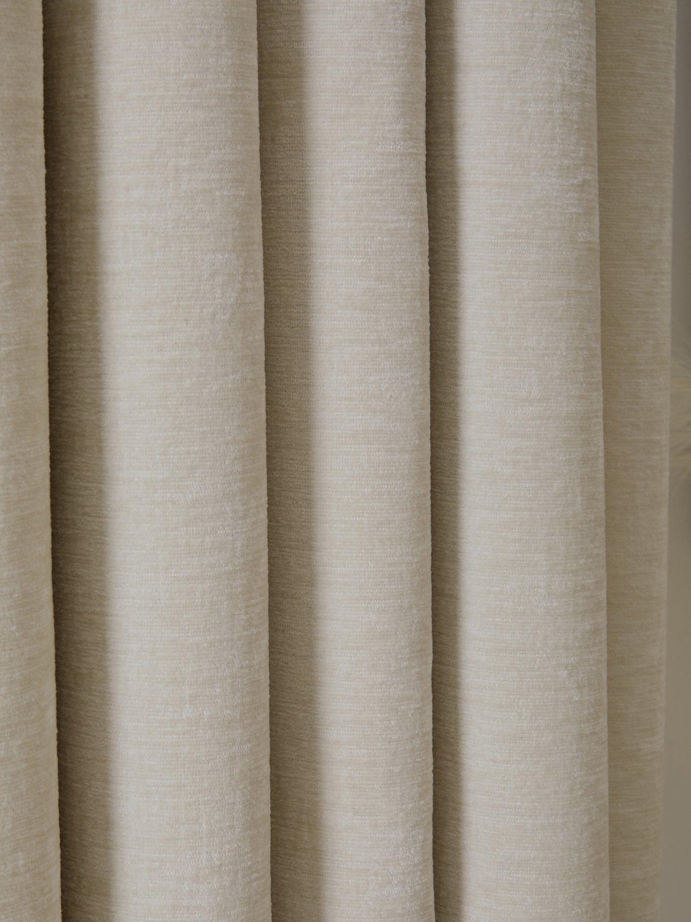 Image 4 of 5 of The Very Collection Knightsbridge Chenille 90x108 Blackout Eyelet Curtains