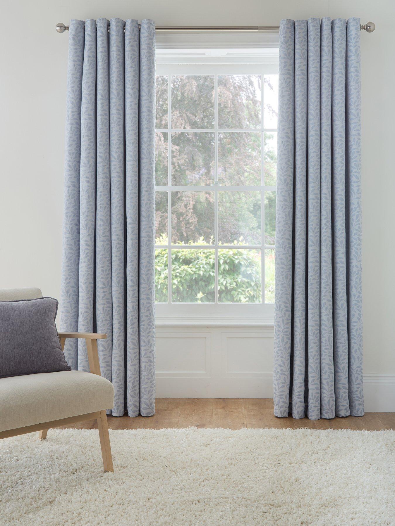 Very Home Sherwood Jacquard 66x72 Blackout Eyelet Curtains