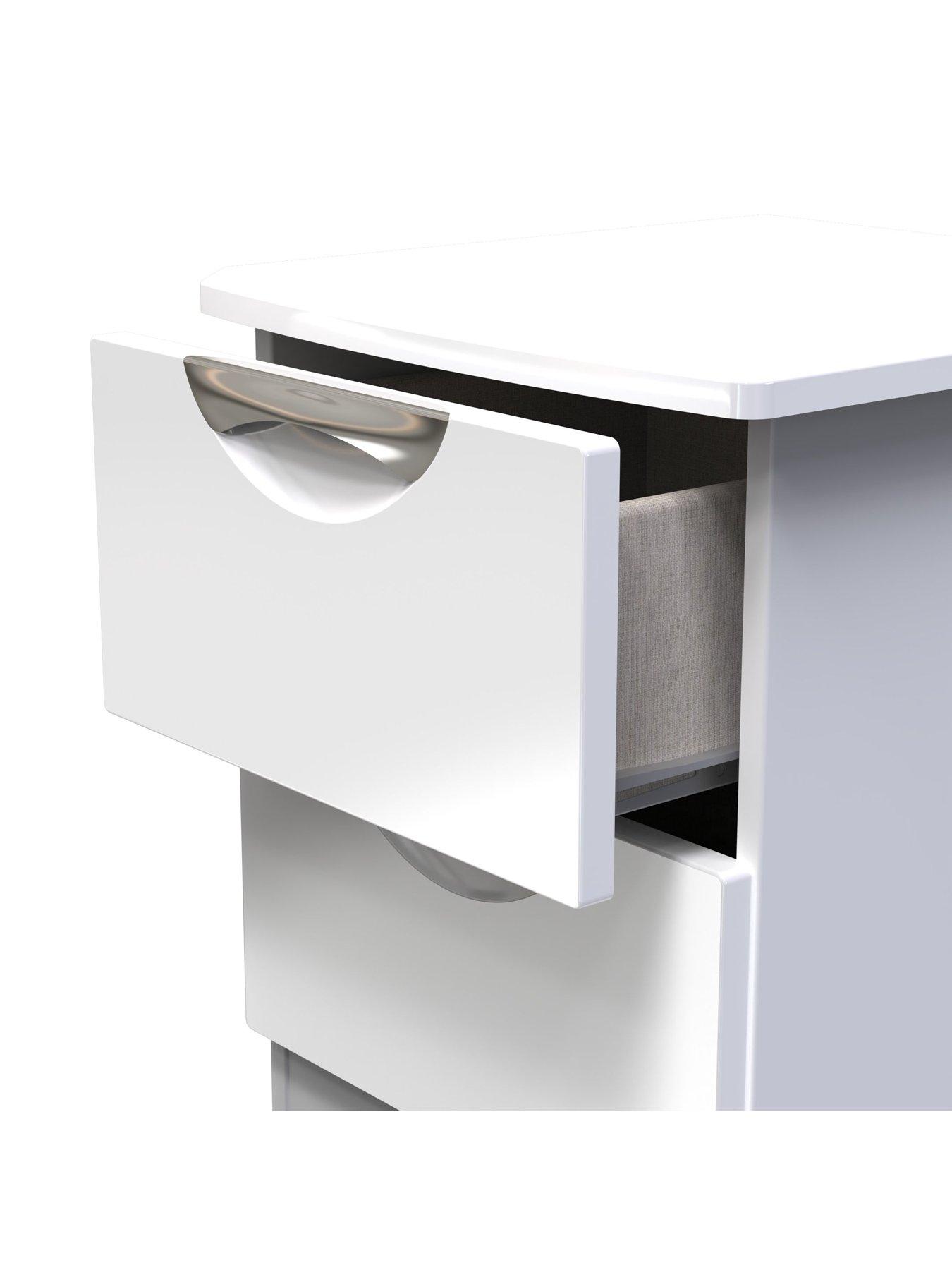 Image 4 of 7 of SWIFT Ella Ready Assembled&nbsp;Kids Bedroom Package - Wardrobe, Bedside Table &amp; 4 Drawer Chest
