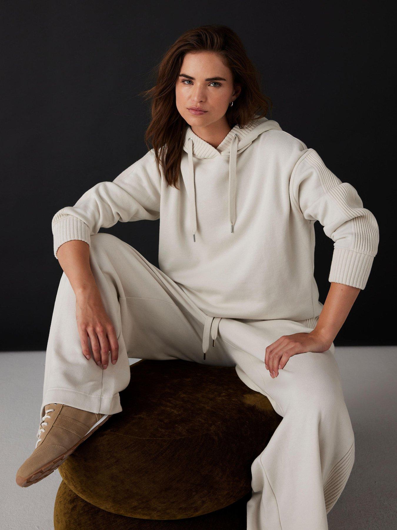 Mint Velvet Cream Super Soft Joggers - White