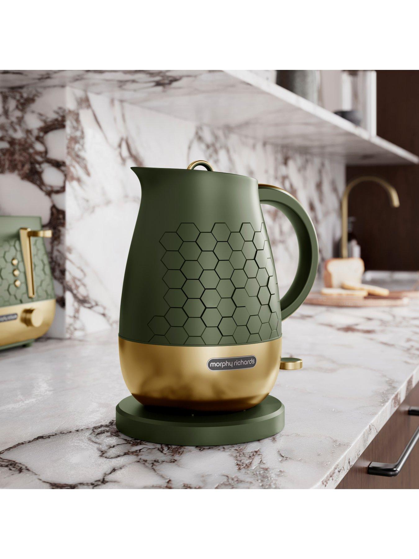 Image 2 of 8 of Morphy Richards Cassini Kettle &amp; Toaster - Green