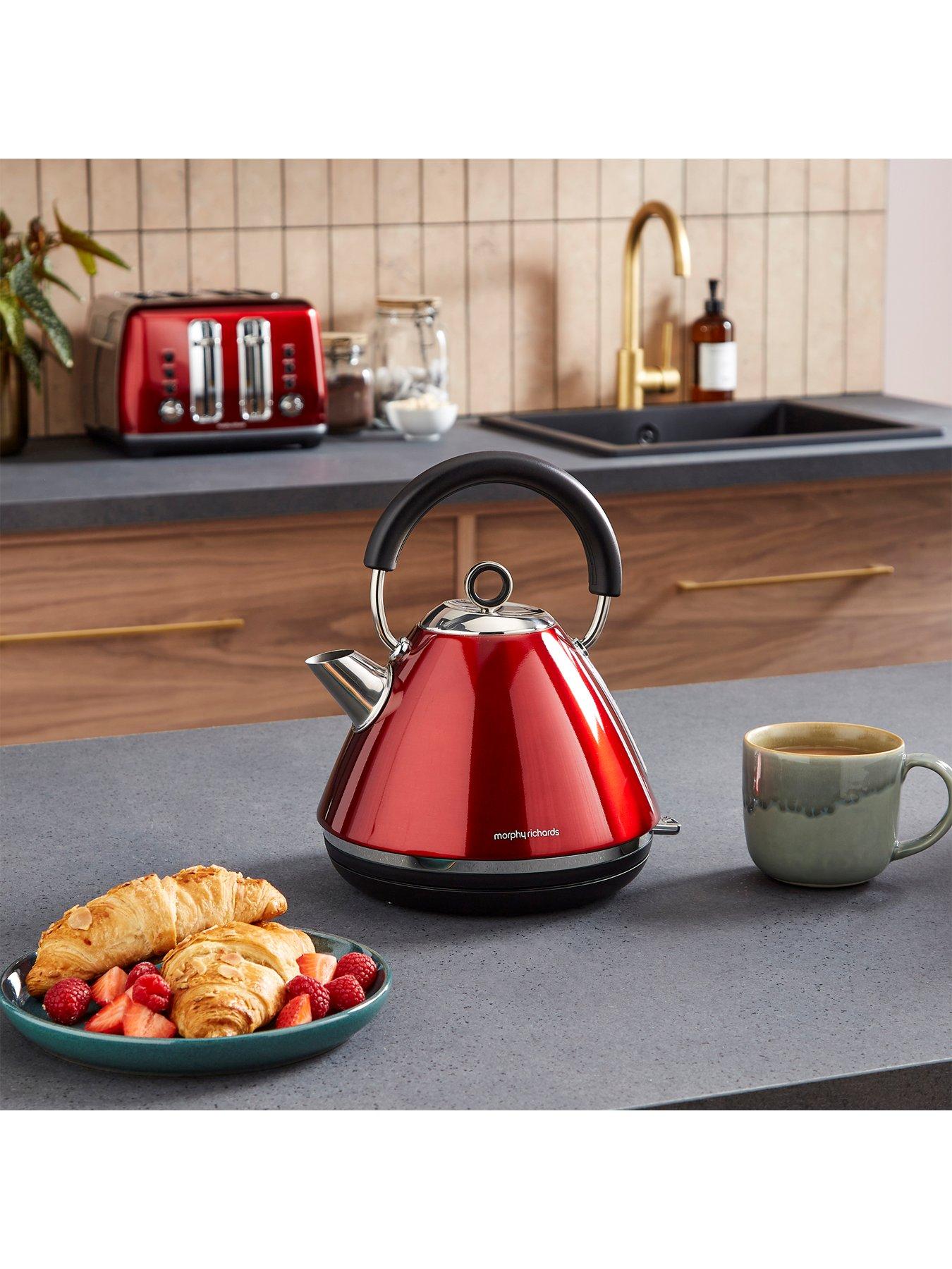 Image 2 of 7 of Morphy Richards Accents&nbsp;Kettle &amp; Toaster Bundle - Red