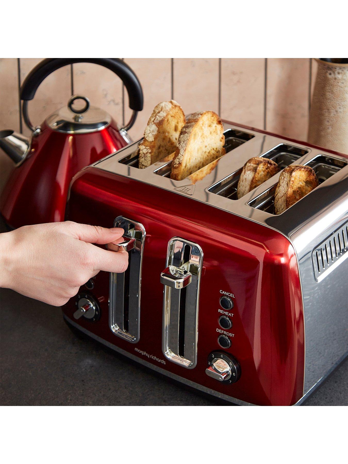 Image 6 of 7 of Morphy Richards Accents&nbsp;Kettle &amp; Toaster Bundle - Red