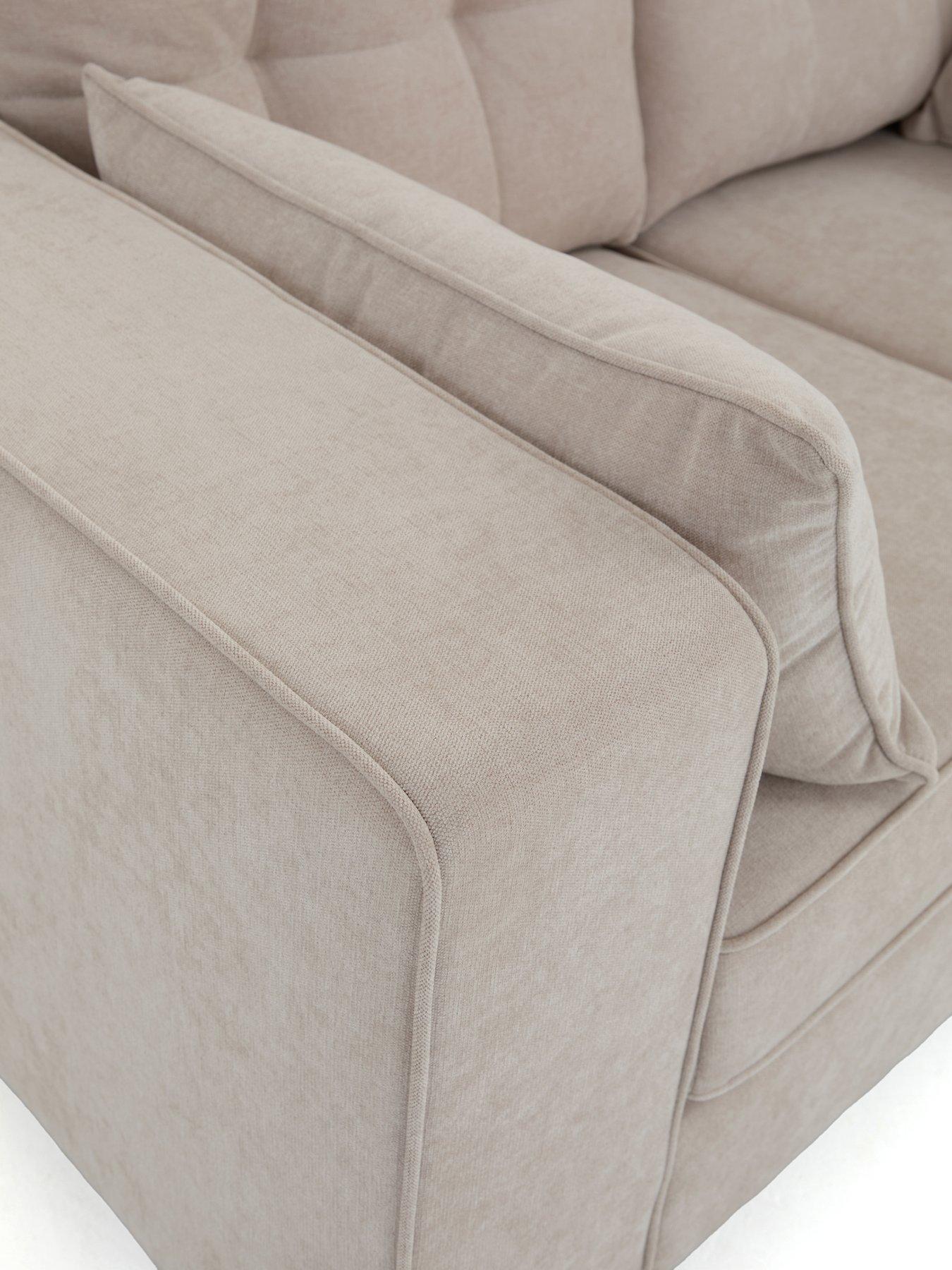 Image 4 of 7 of The Very Collection Zena 3 Seater Fabric Sofa - Natural - FSC&reg; Certified