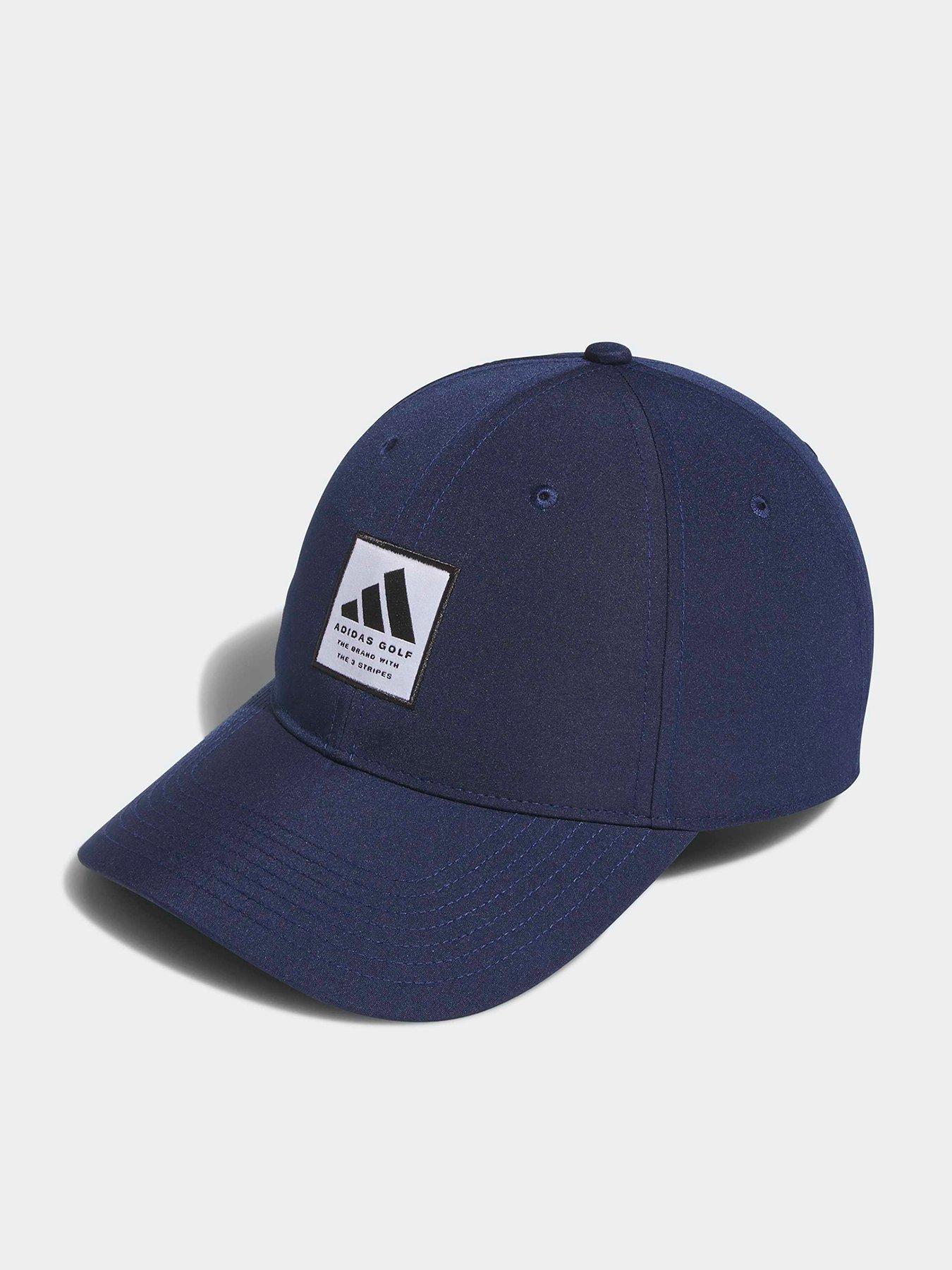 front image of adidas-mens-golf-perform-cap-navy