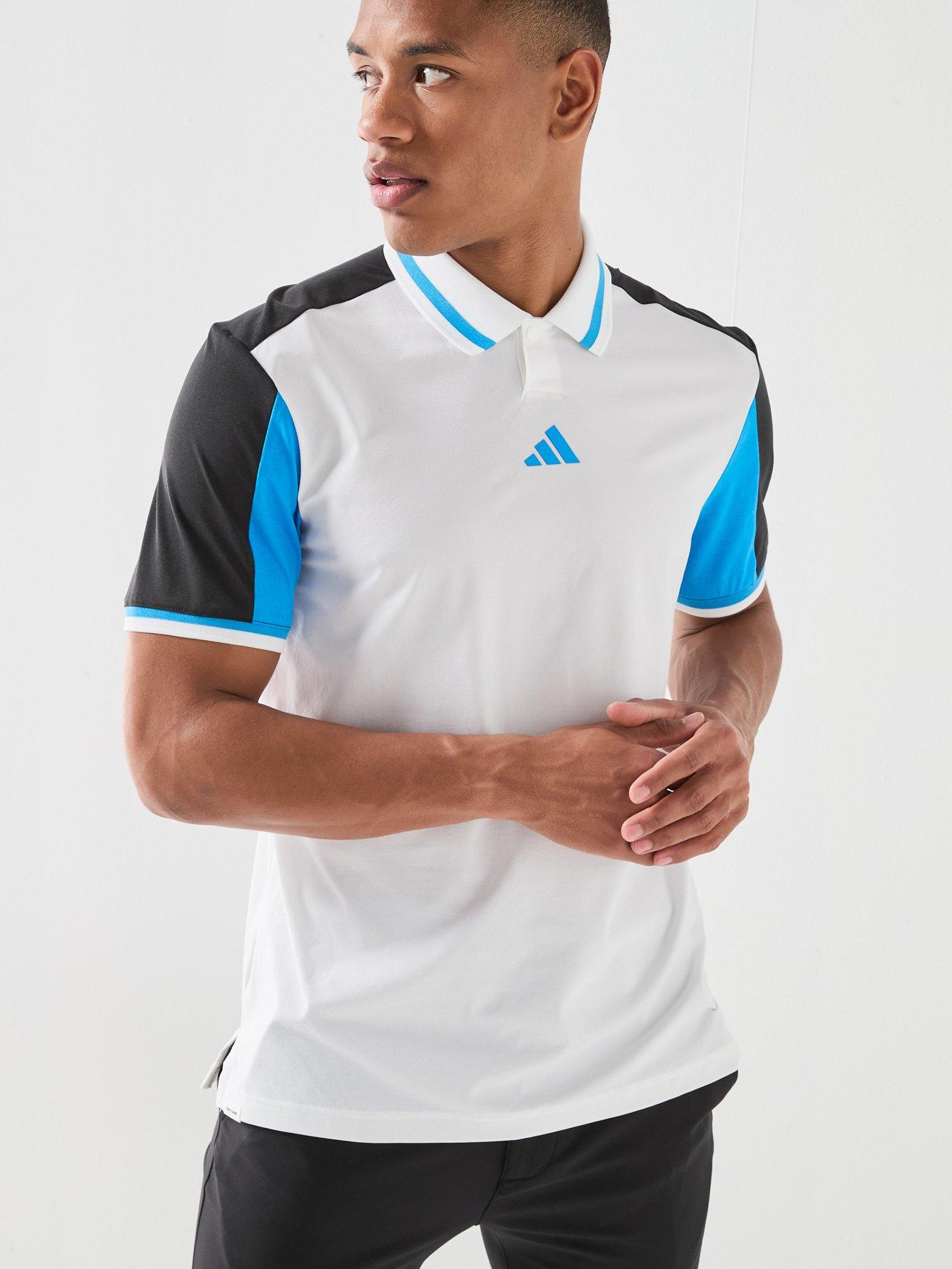 adidas Mens Golf Beyond Vent Polo Shirt - Blue