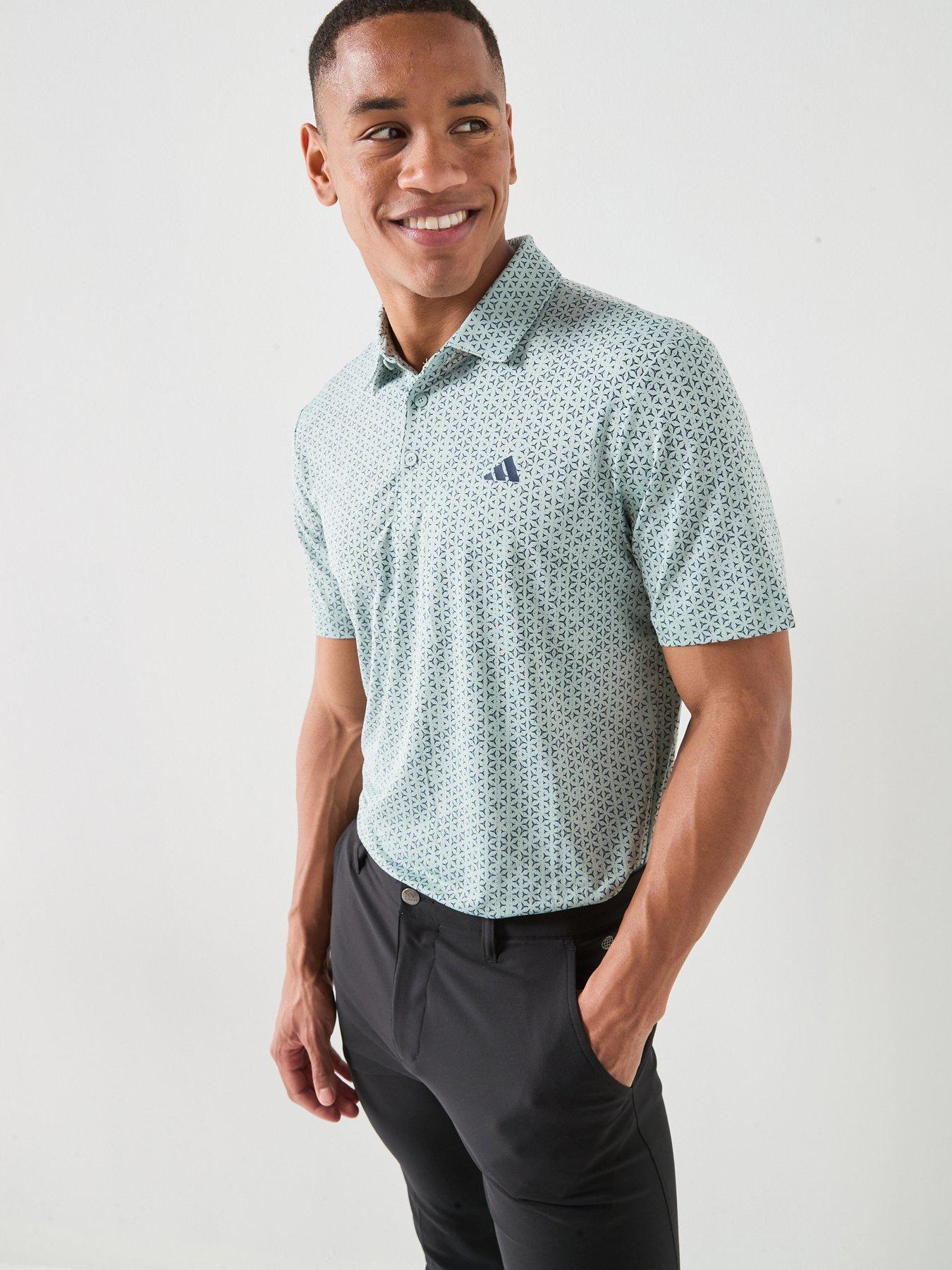 adidas Mens Golf Ultimate 365 Mesh Climacool Polo - Green