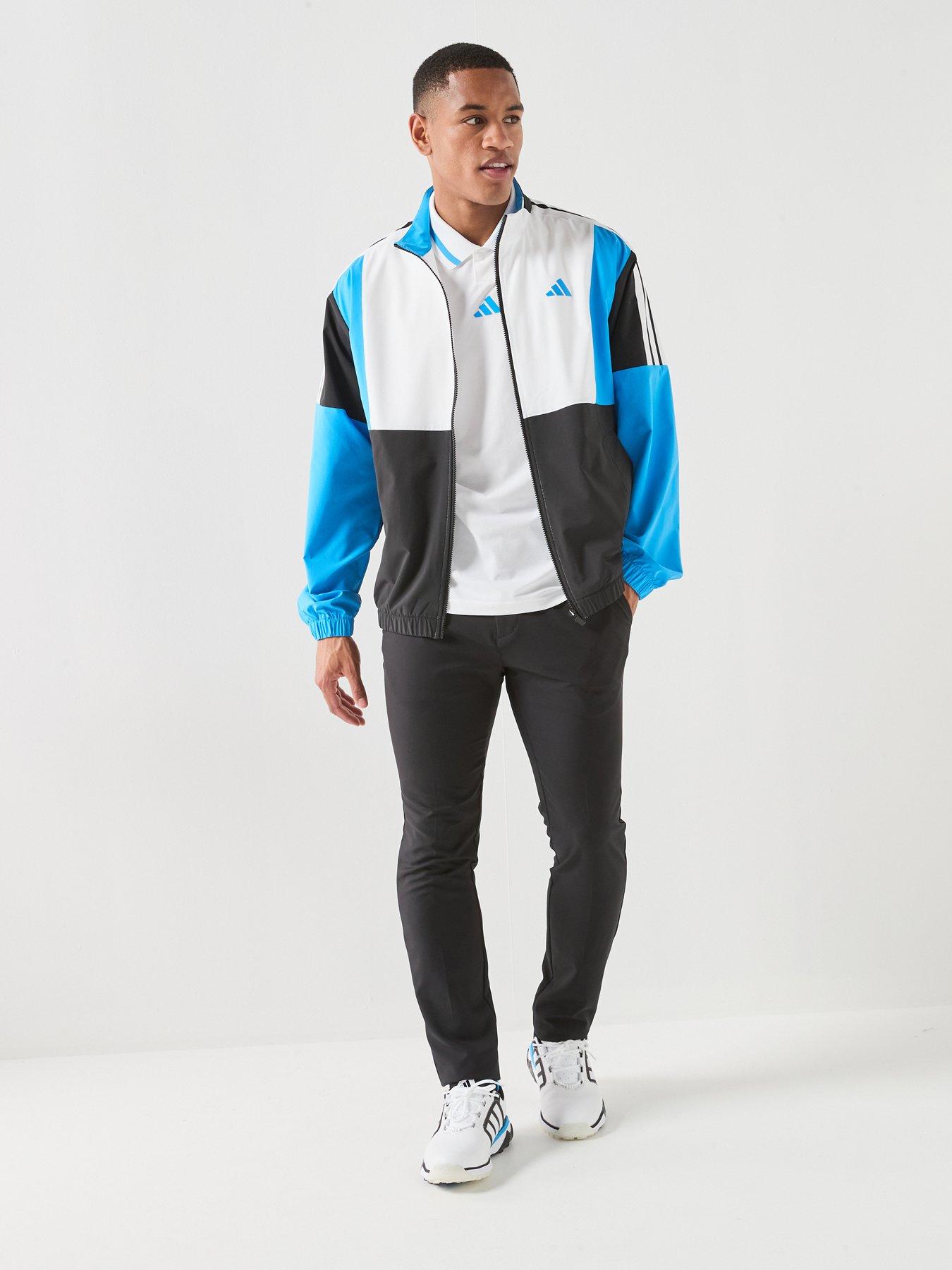  image of adidas-mens-golf-beyond-full-zip-jacket-black