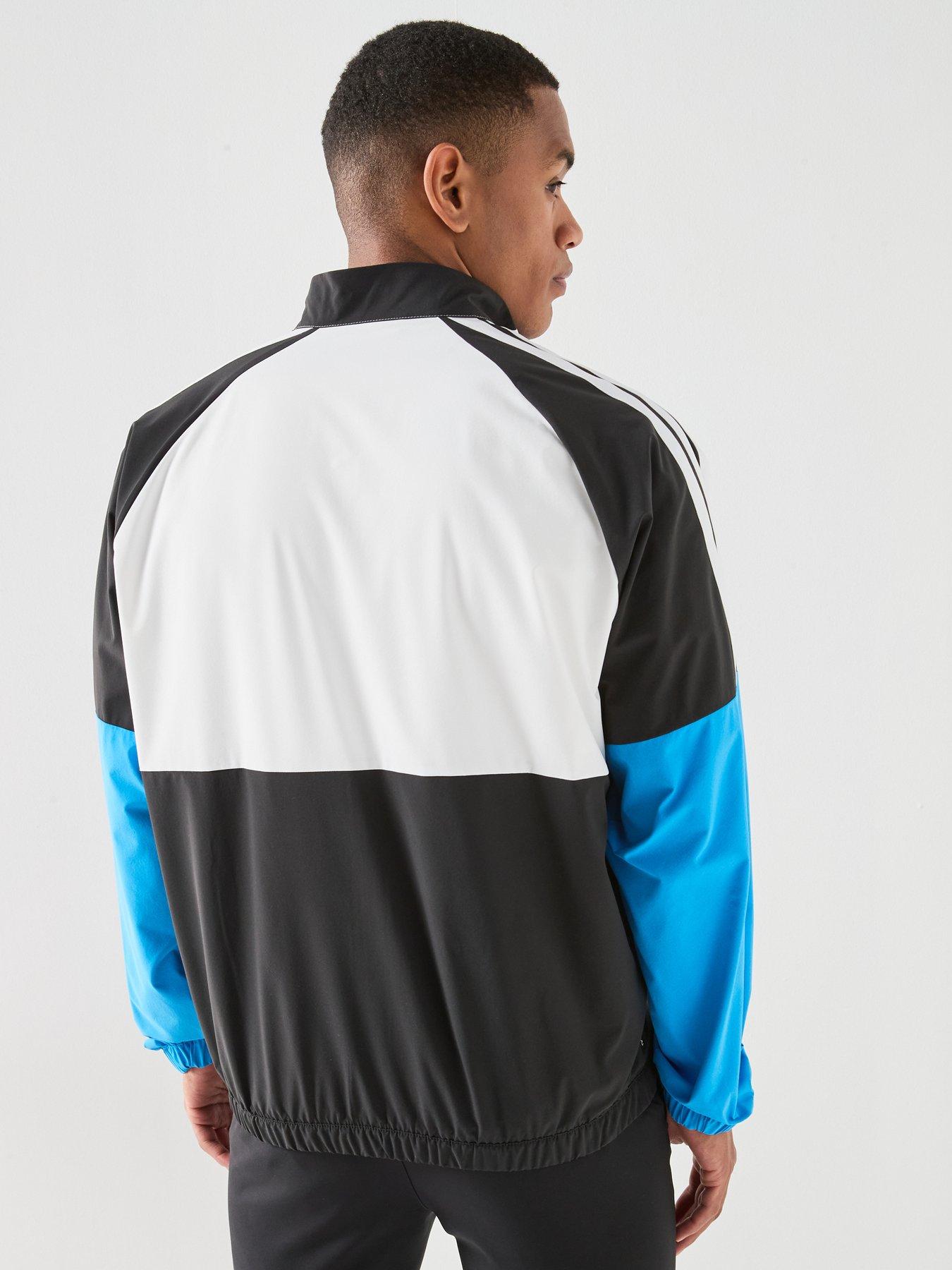  image of adidas-mens-golf-beyond-full-zip-jacket-black