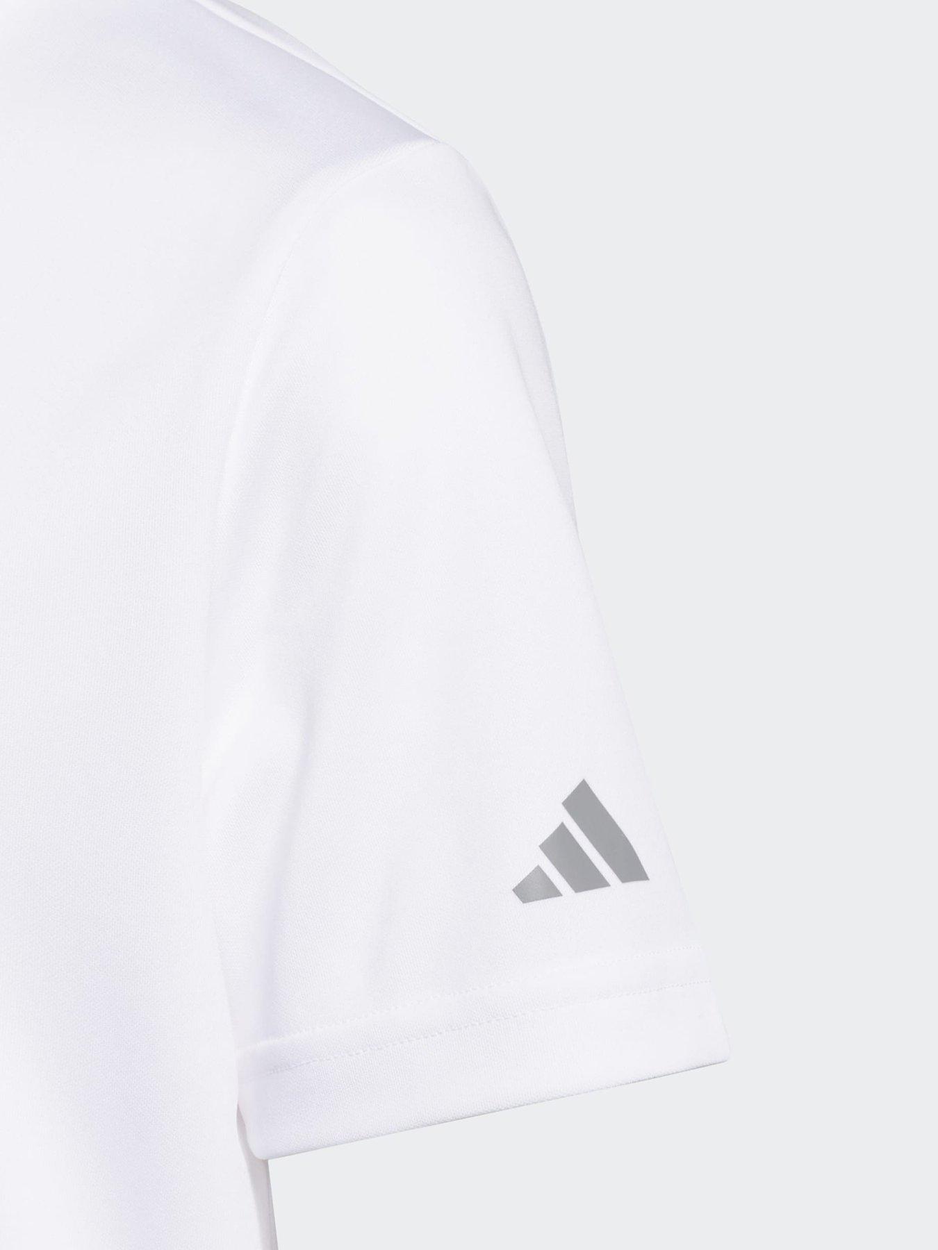  image of adidas-boys-golf-performance-polo-shirt-white