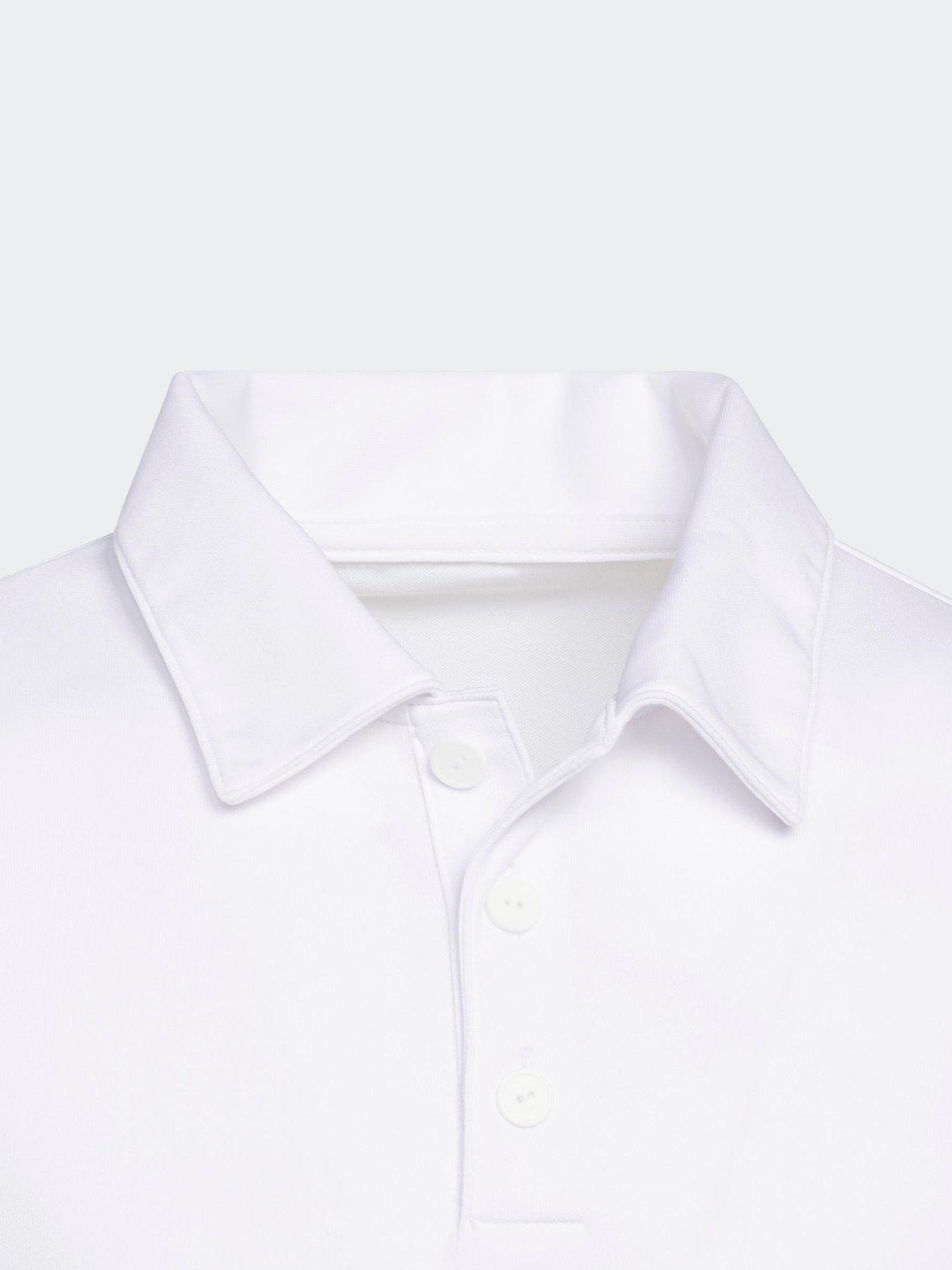  image of adidas-boys-golf-performance-polo-shirt-white