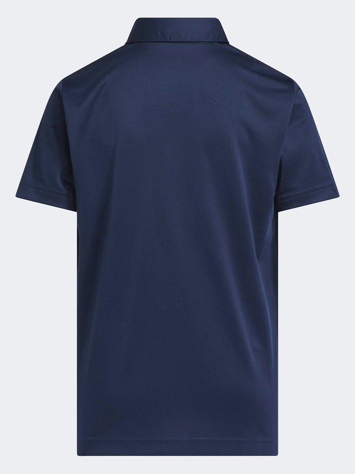 image of adidas-boys-golf-performance-polo-shirt-navy