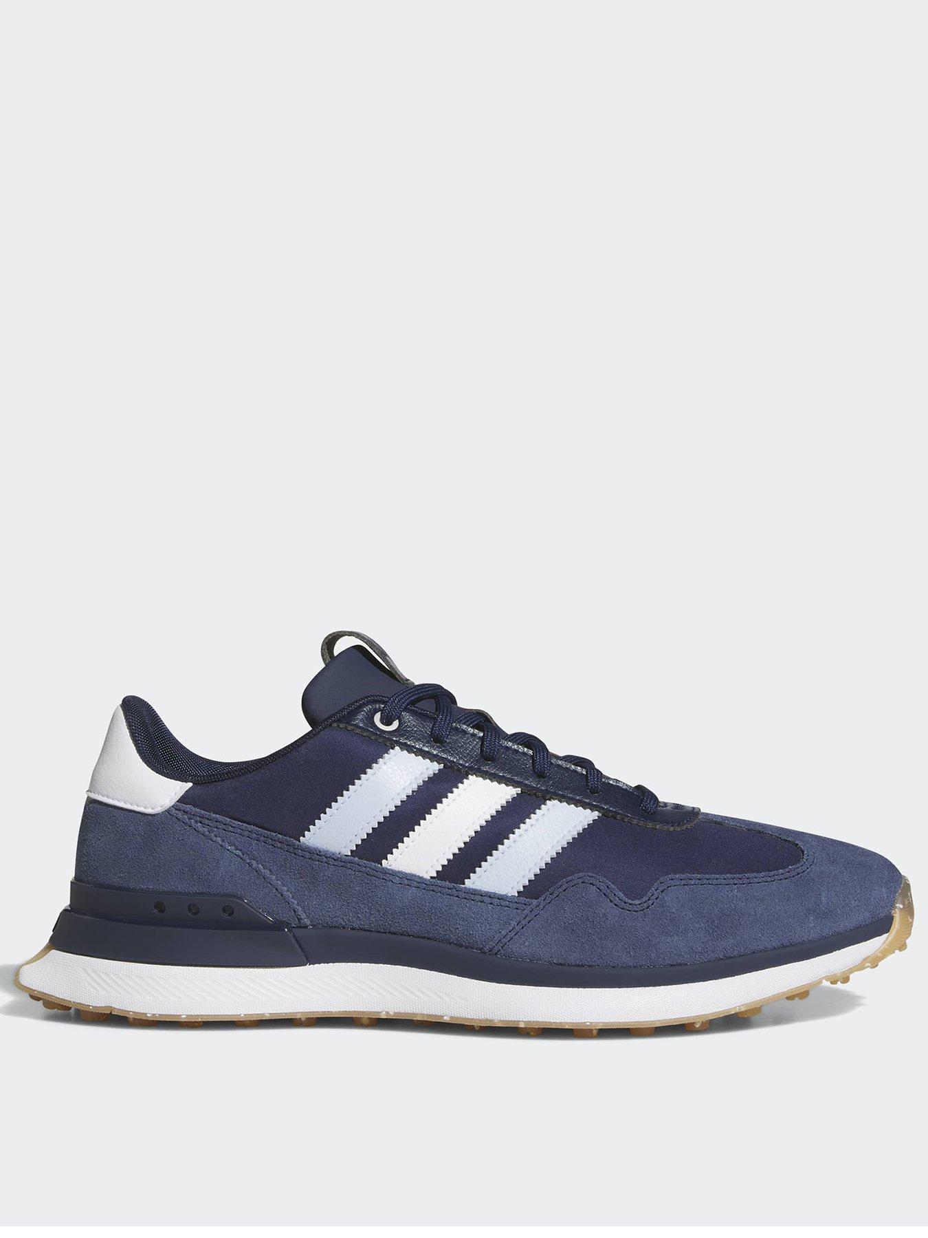 adidas Mens Golf S2G 26 Textured Shoes - Collegiate Navy / Cloud White / Crystal Sky