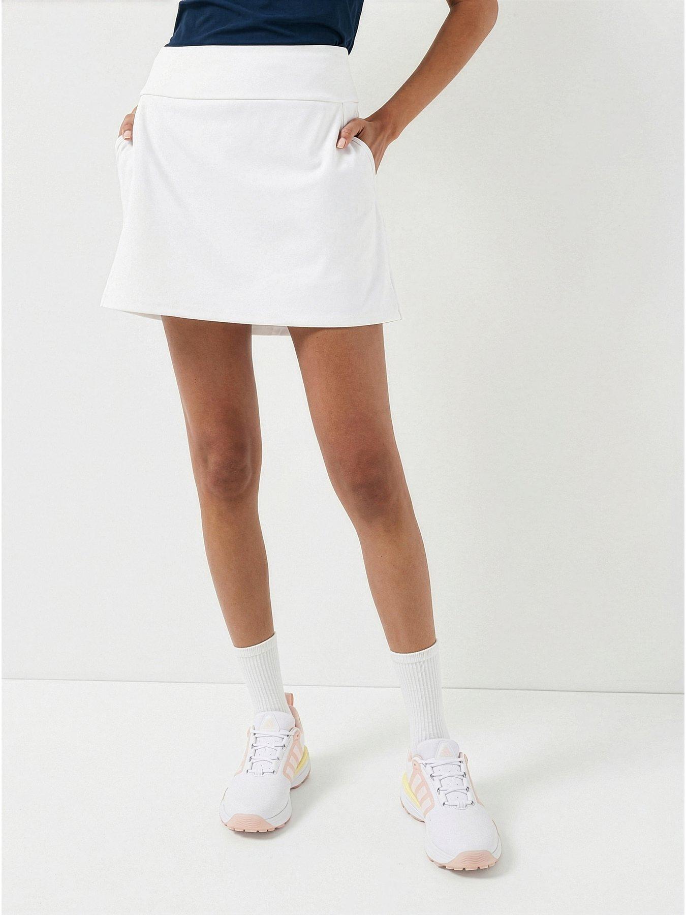 adidas Womens Golf Ultimate 365 Solid Knit Skort - White