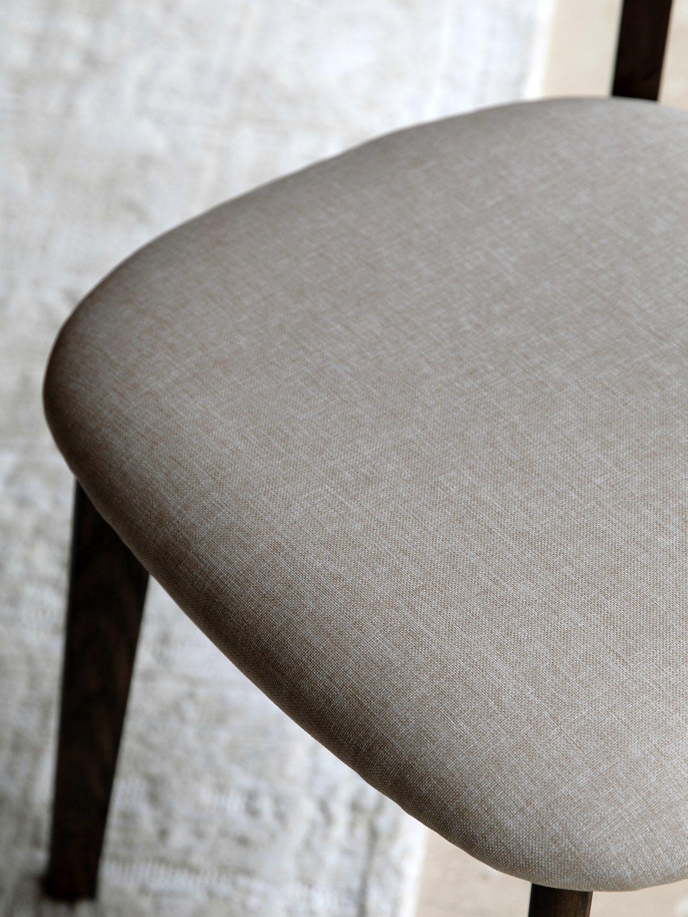 Image 3 of 6 of Gallery Direct Set Of 2 Hatfield Smoked Dining Chairs