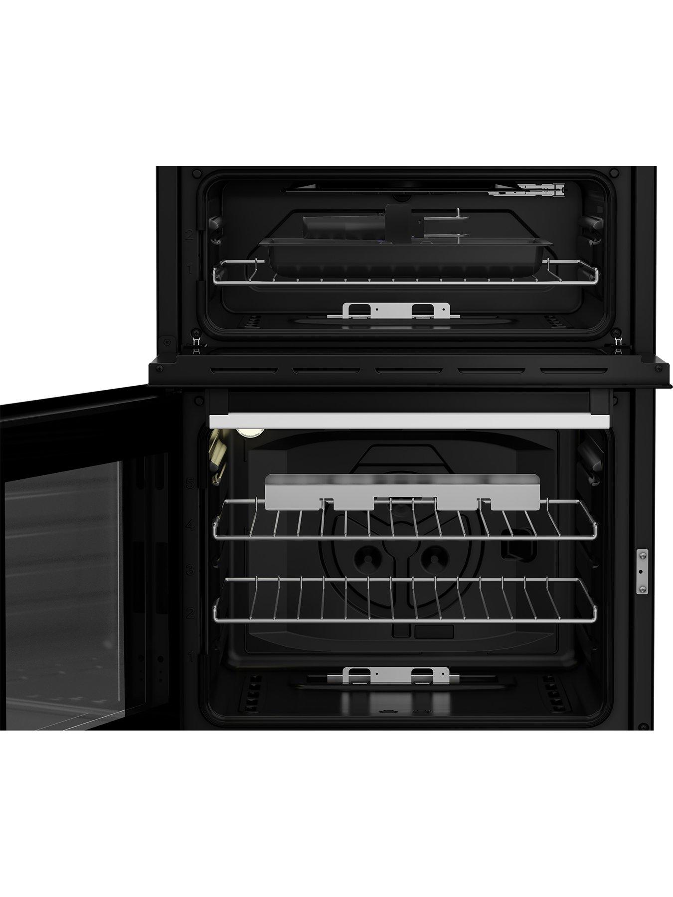  image of beko-fdg6231cw-double-oven-gas-cooker-white