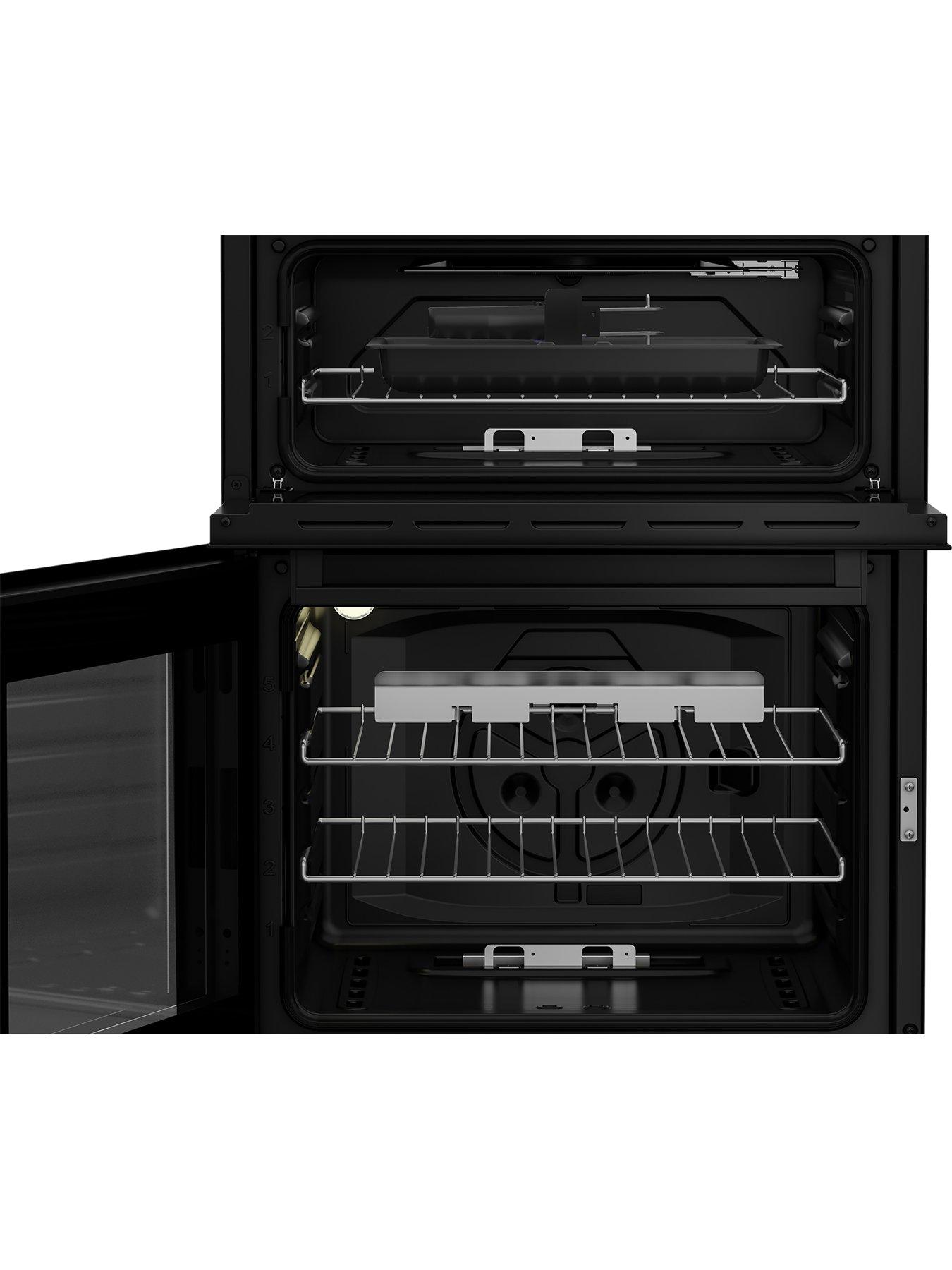  image of beko-fdg6231ck-double-oven-gas-cooker-black