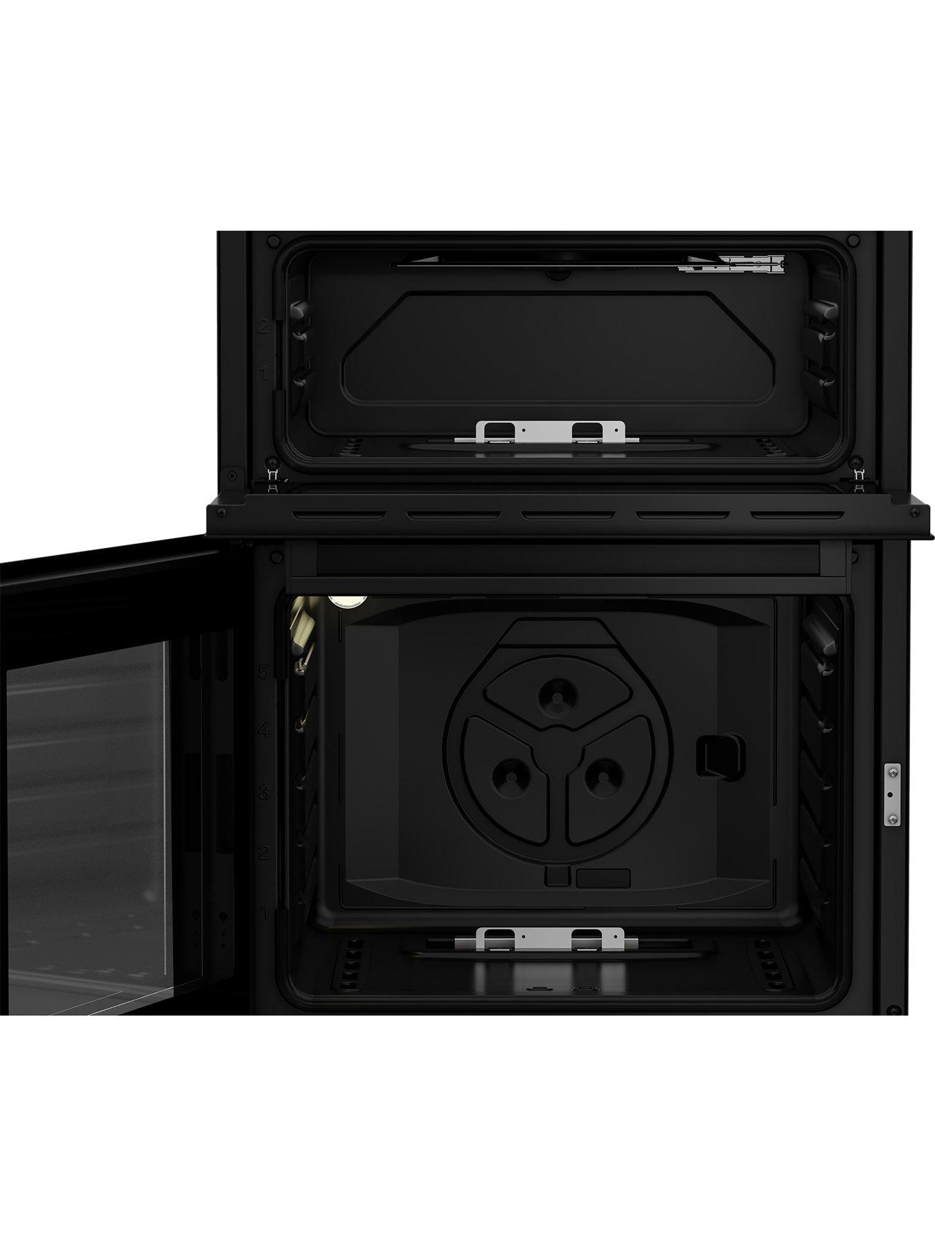  image of beko-fdg6231ck-double-oven-gas-cooker-black