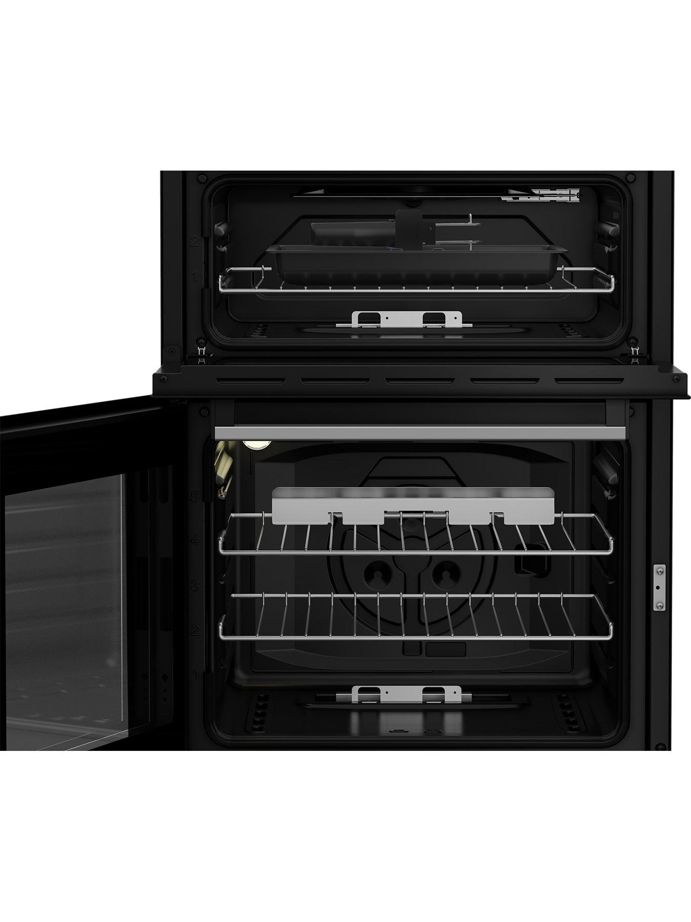  image of beko-fdg6231cs-double-oven-gas-cooker-silver