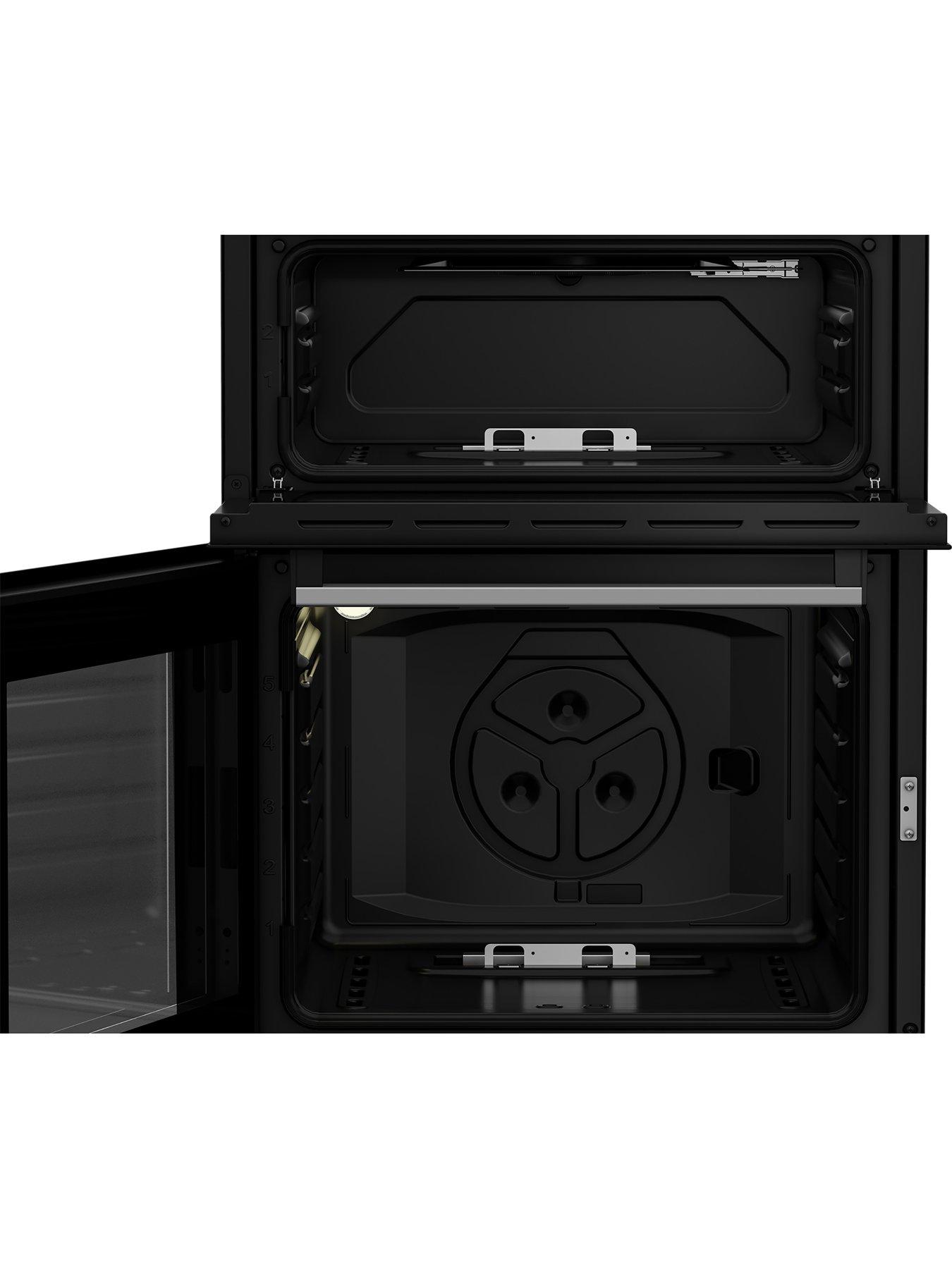  image of beko-fdg6231cs-double-oven-gas-cooker-silver