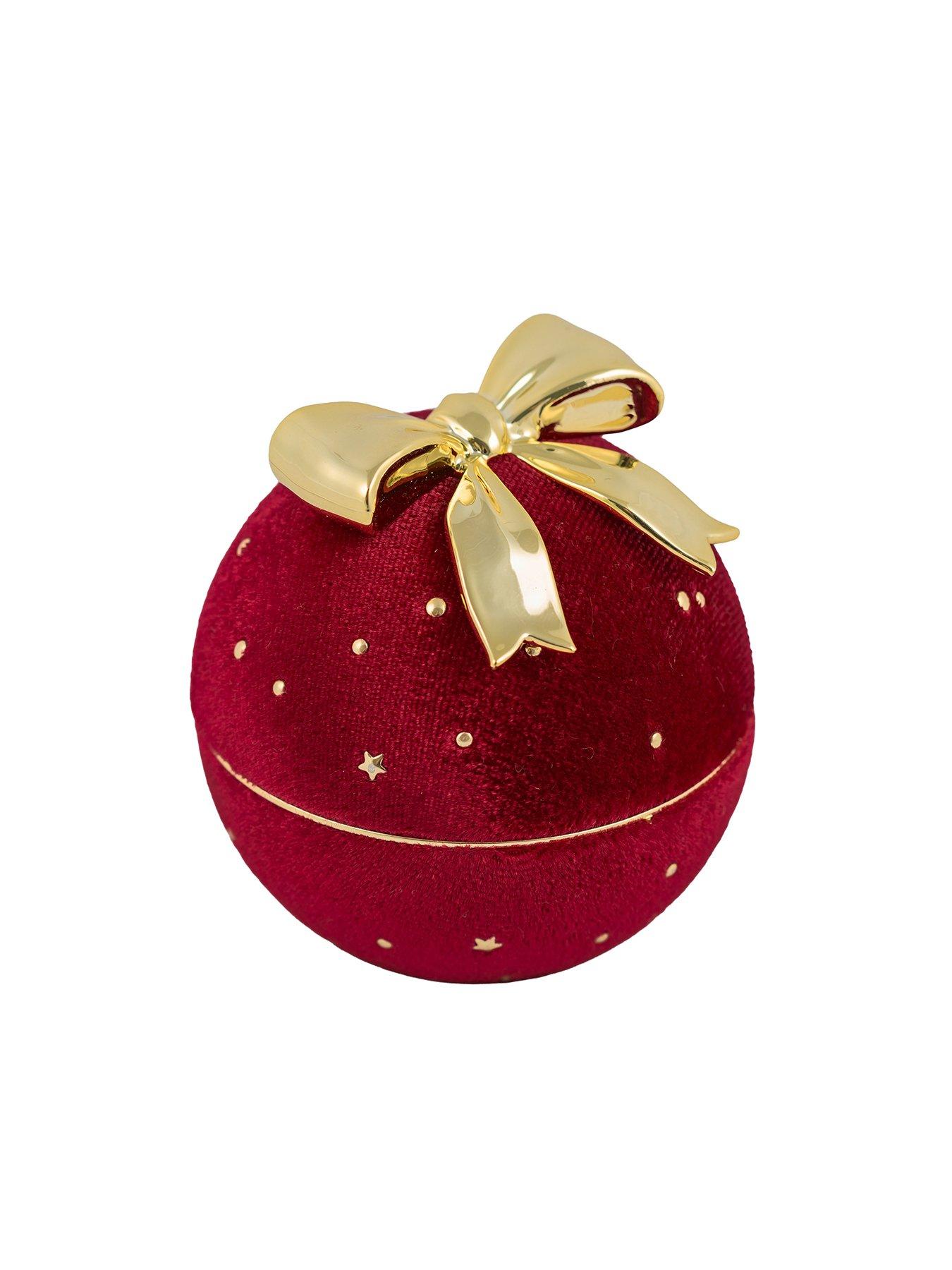  image of the-love-collection-gold-plated-4x6mm-cubic-zirconia-tear-shape-earrings-with-bauble-box