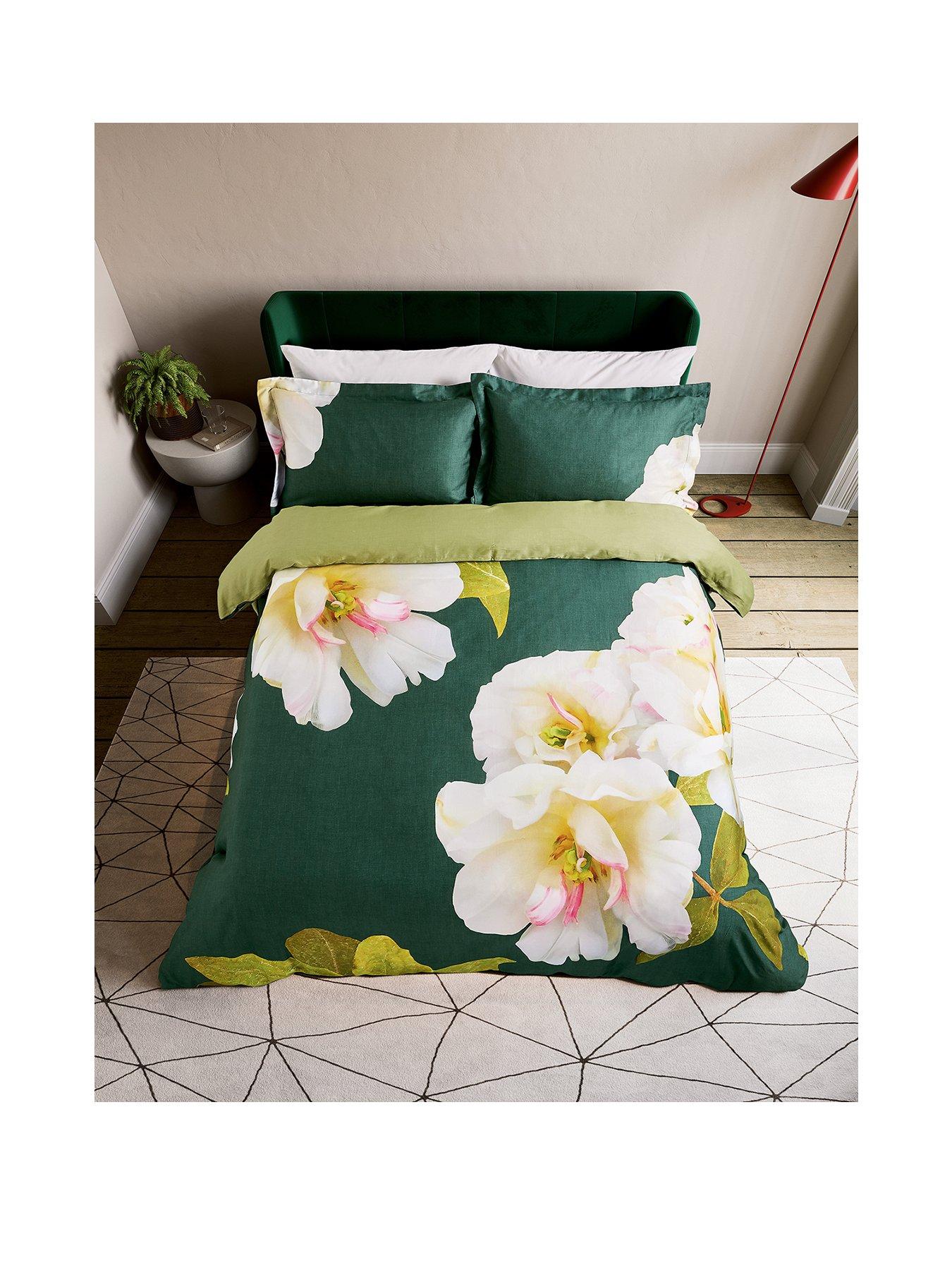 Image 2 of 6 of Ted Baker Gardenia Cover Duvet Set Forest