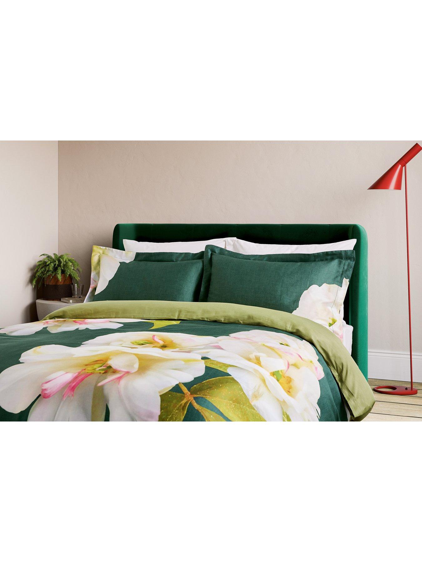 Image 3 of 6 of Ted Baker Gardenia Cover Duvet Set Forest