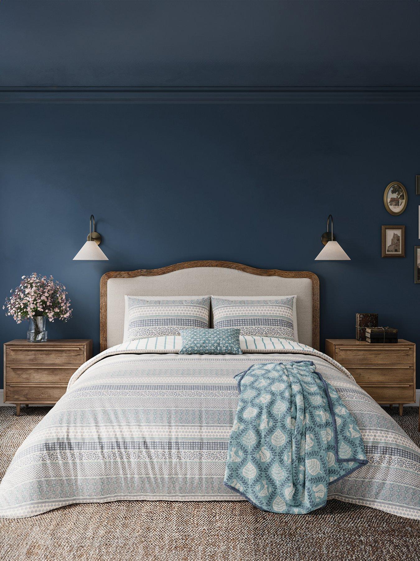 undefined Woodland Trellis Fleece Blue 140X180Cm