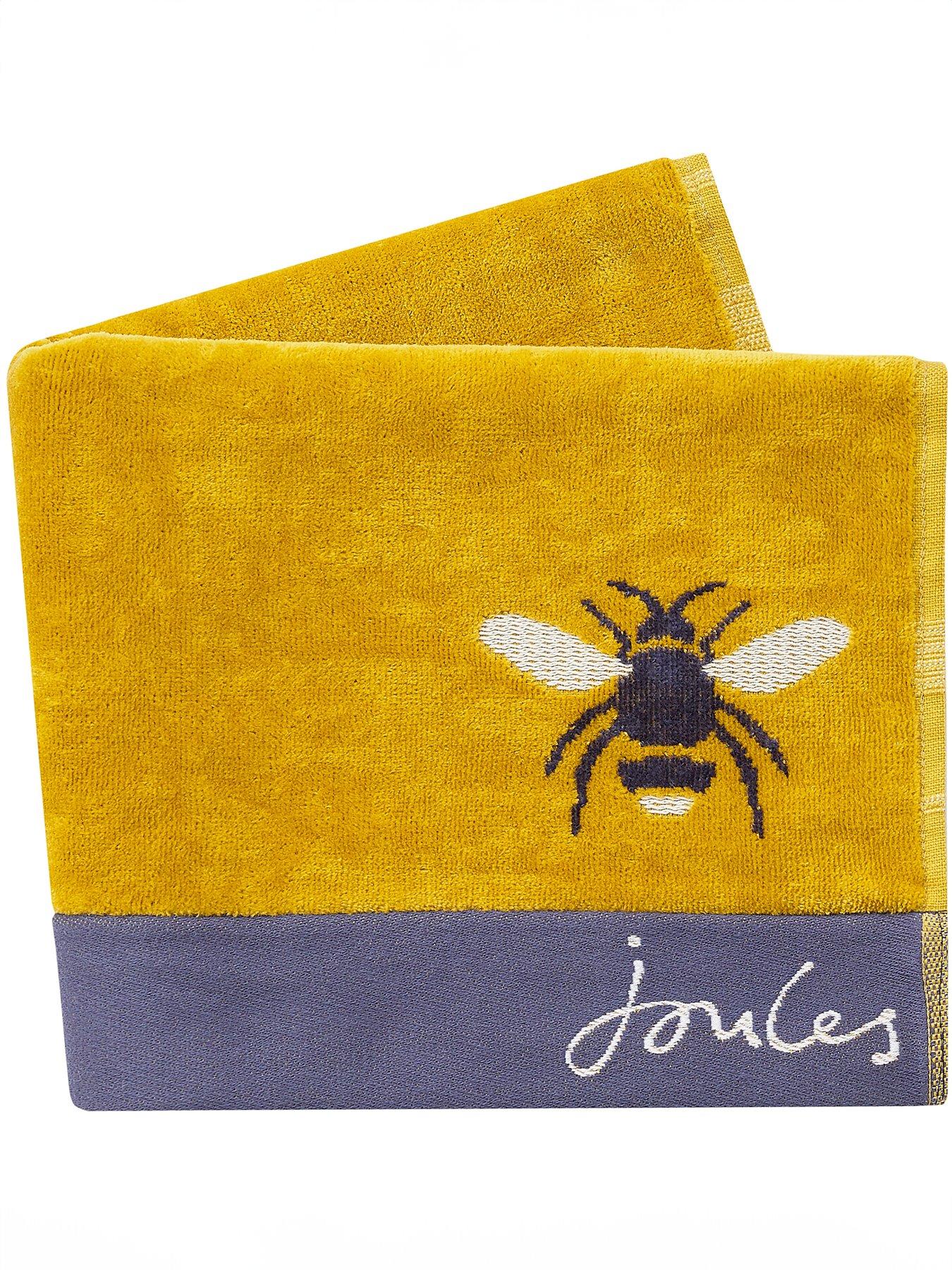 joules-botanical-bees-towel-range