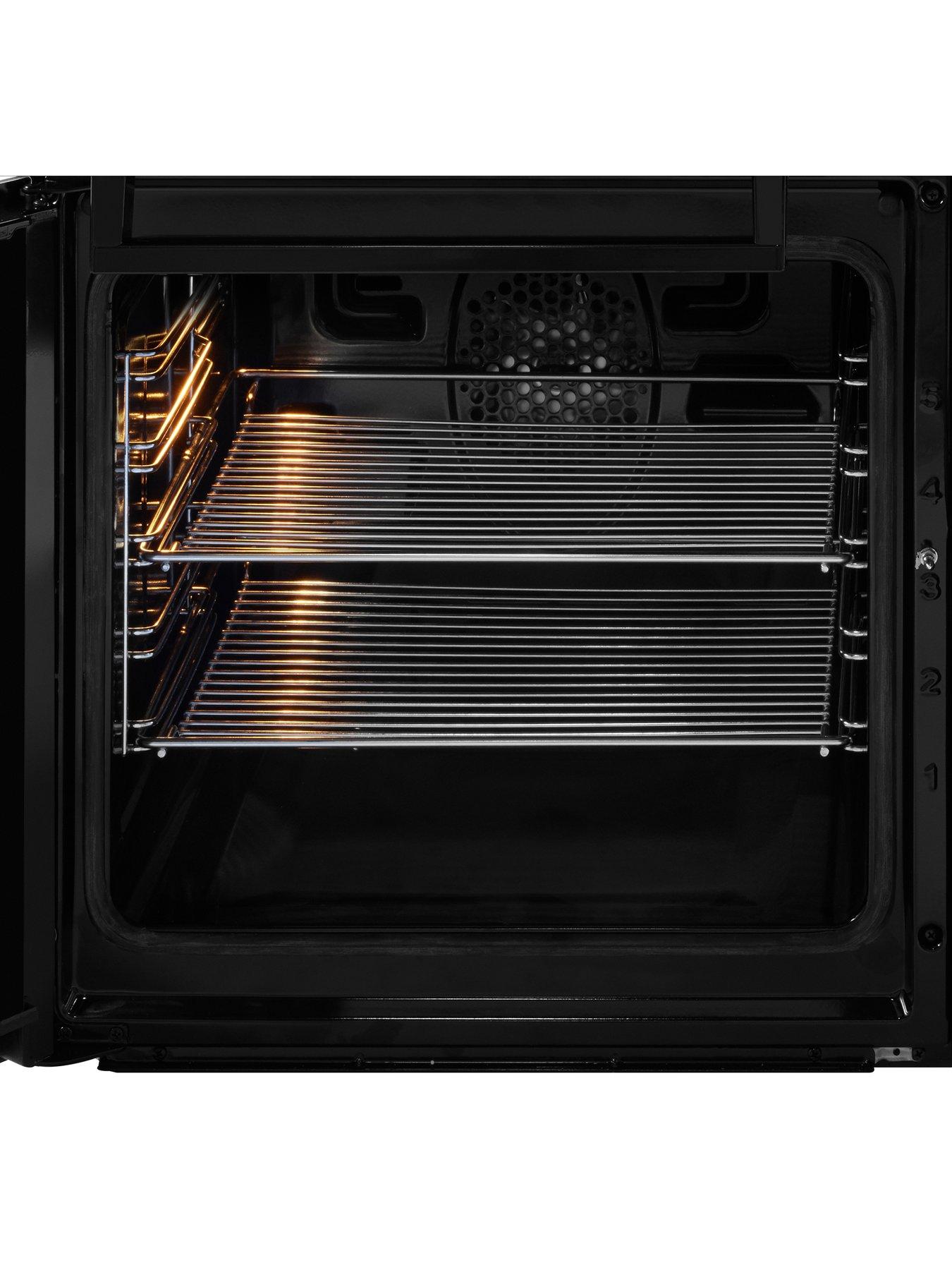  image of beko-kdvf100k-100cm-wide-with-7-burners-range-cooker-black