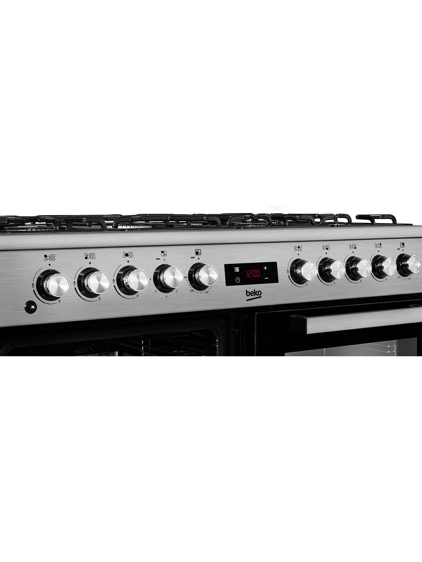 Image 4 of 6 of Beko KDV100X 100cm wide with 7 burners Range Cooker Stainless Steel