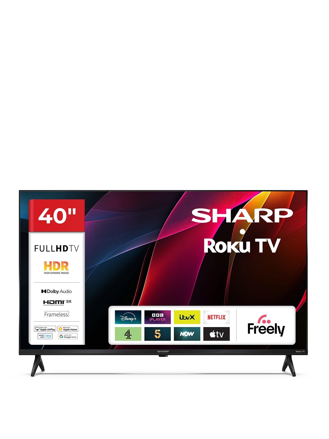 Sharp HD2225K 40-inch Full HD Roku Smart TV HDR10 with Freely- 2T-C40HD2225KB