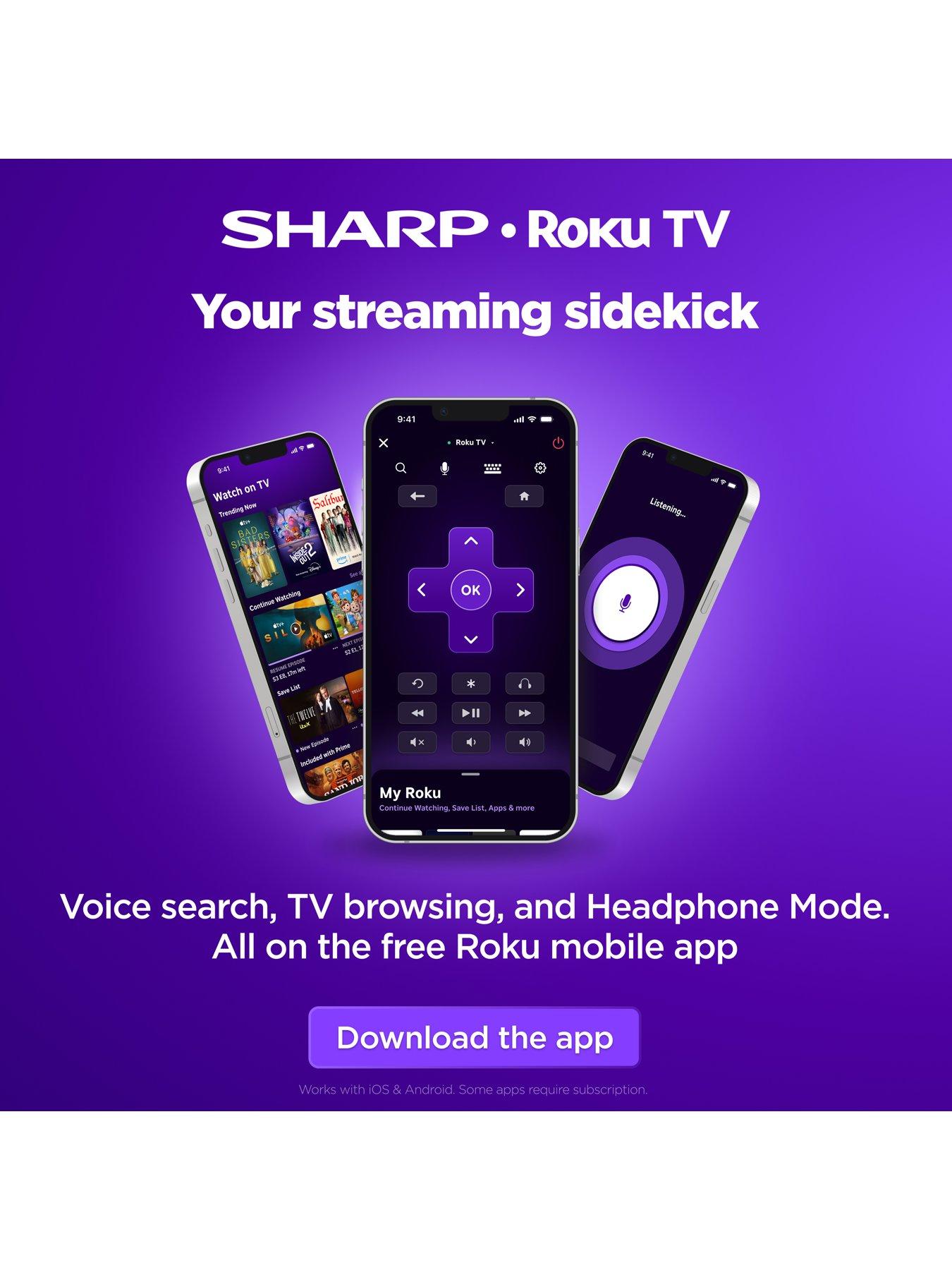 Image 6 of 7 of Sharp 40HD2225K 40-Inch Full HD Smart Roku TV with Freely