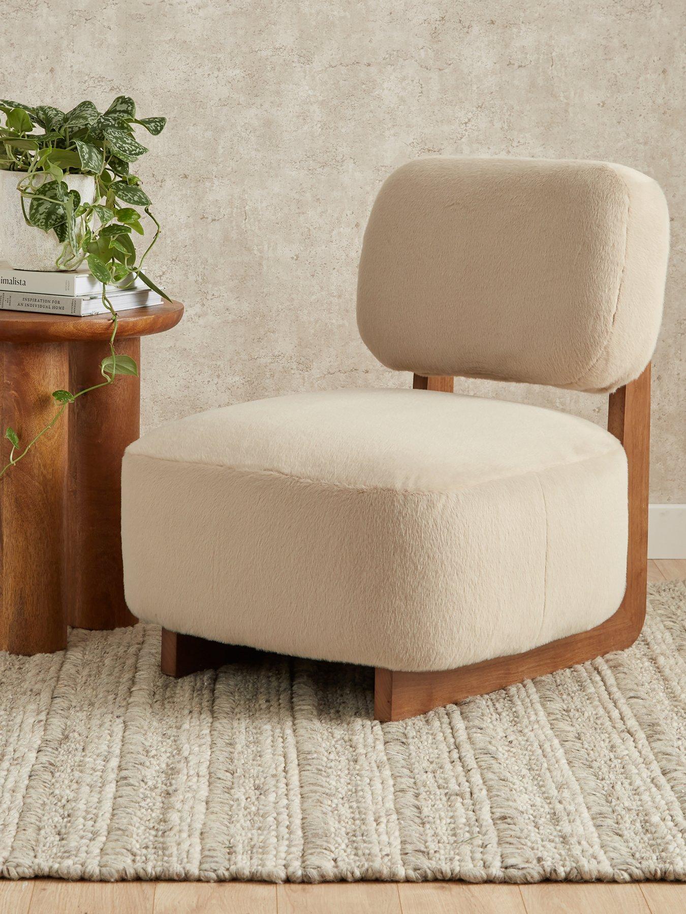 The Very Collection Dante Faux Fur Accent Chair