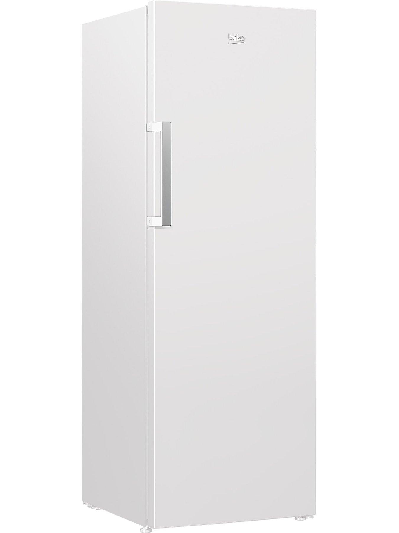 stillFront image of beko-lsp4671w-freestanding-tall-larder-fridge-white