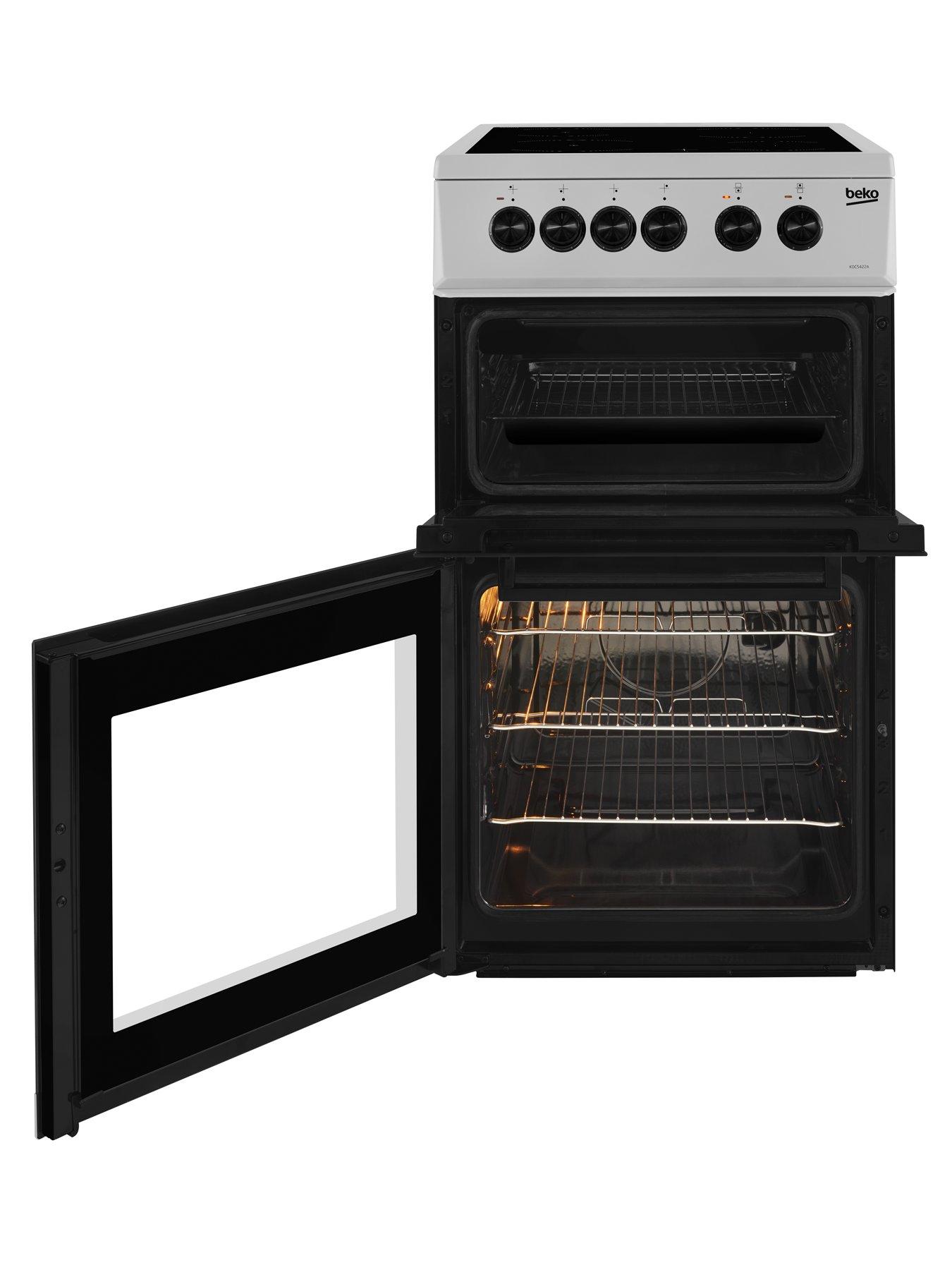 stillFront image of beko-kdc5422as-electric-cooker-silver