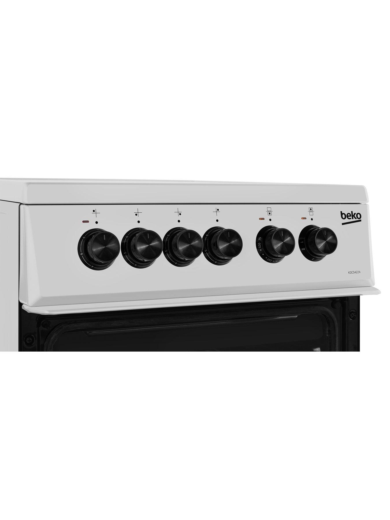  image of beko-kdc5422as-electric-cooker-silver