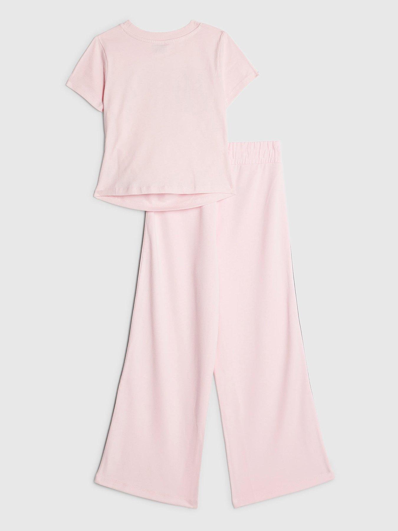  image of river-island-older-girls-sassy-queen-tracksuit-set-pink
