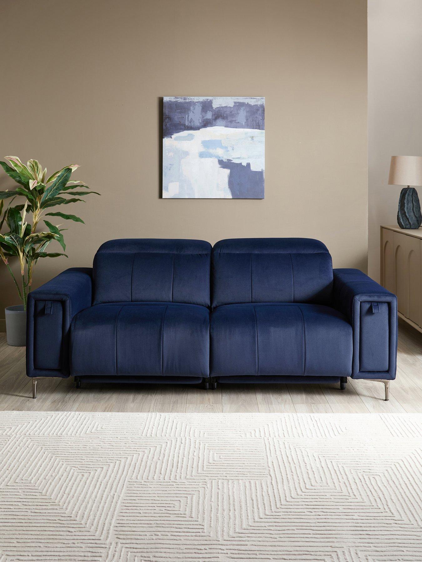 The Very Collection Grove 3 Seater Fabric Power Electric Recliner With Storage - FSC® Certified