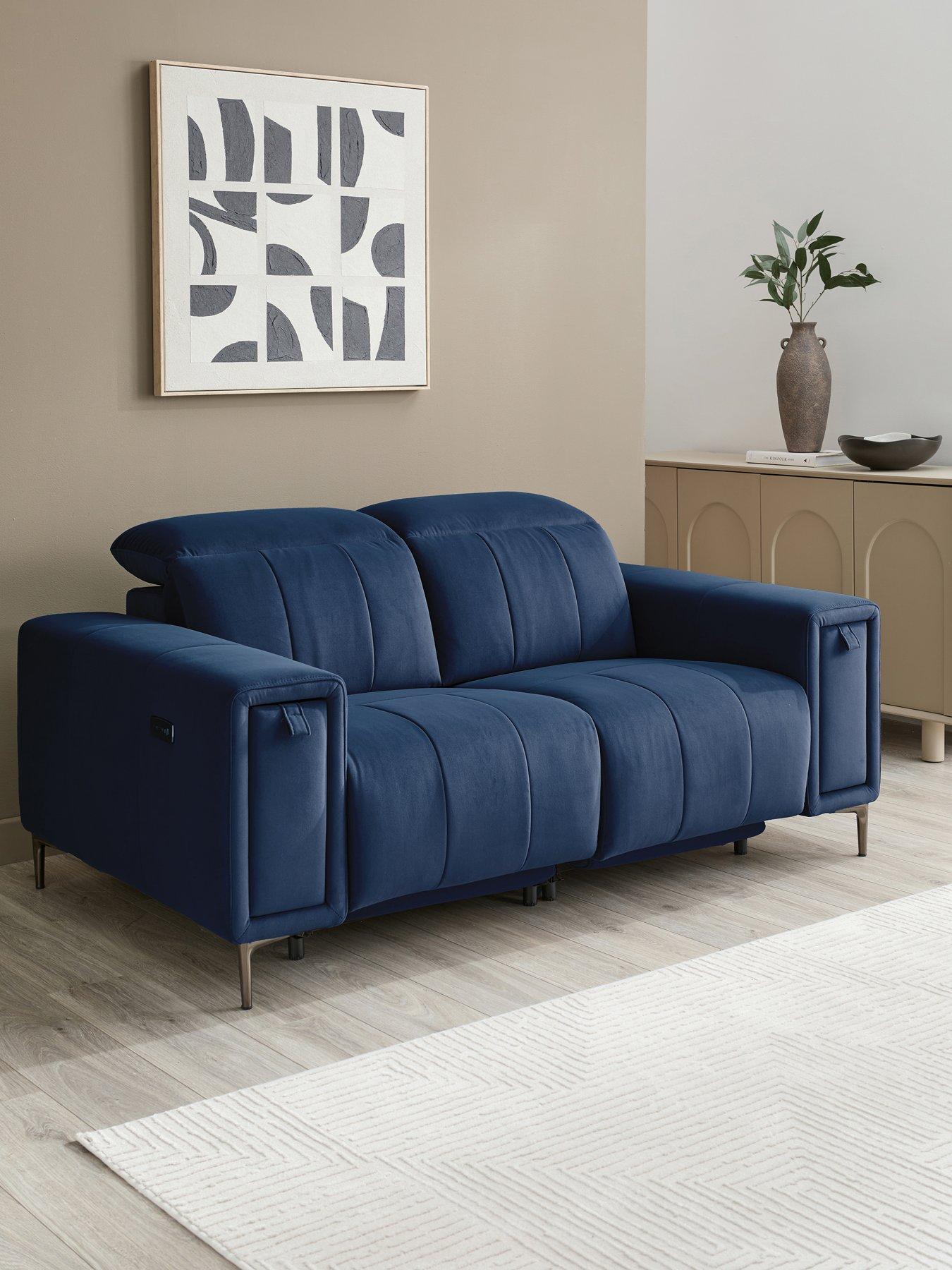 The Very Collection Grove 2 Seater Fabric Power Electric Recliner With Storage - FSC® Certified