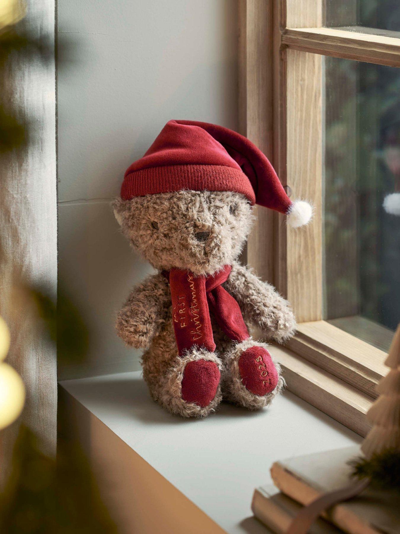 Mamas & Papas Soft Toy - Xmas Bear 2025