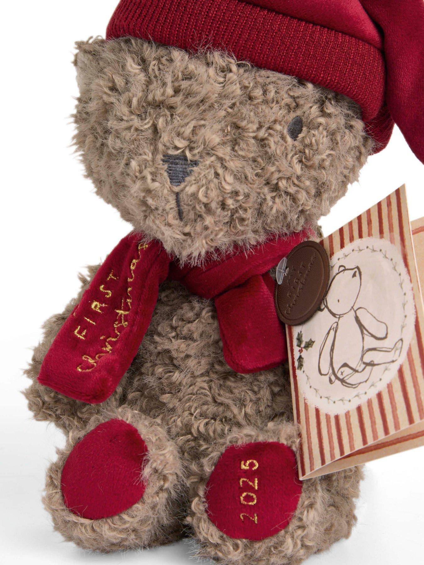 Image 3 of 5 of Mamas & Papas Christmas Bear Soft Toy 2025