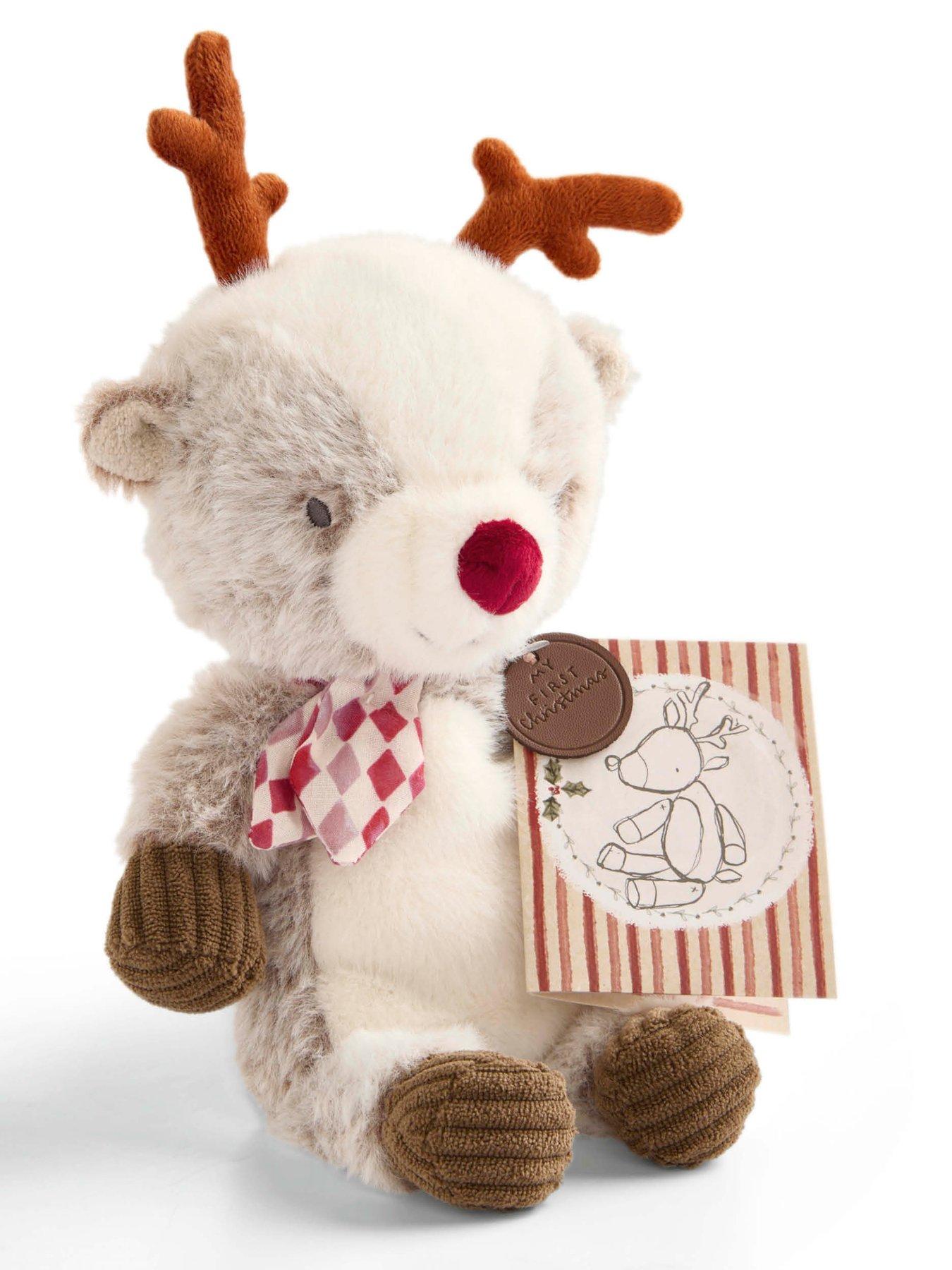  image of mamas-papas-soft-toy-reindeer-2025