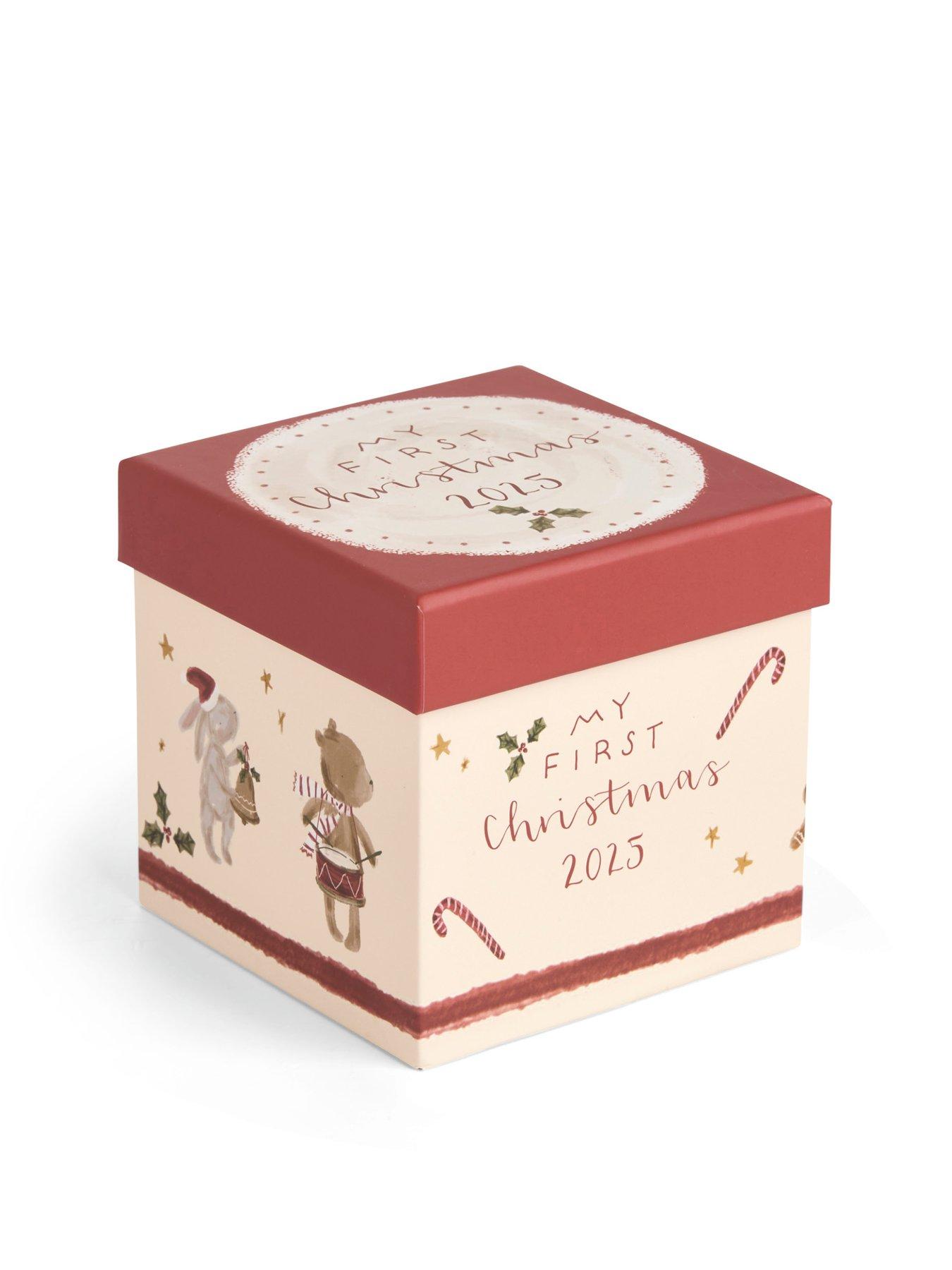  image of mamas-papas-glass-bauble-2025-red